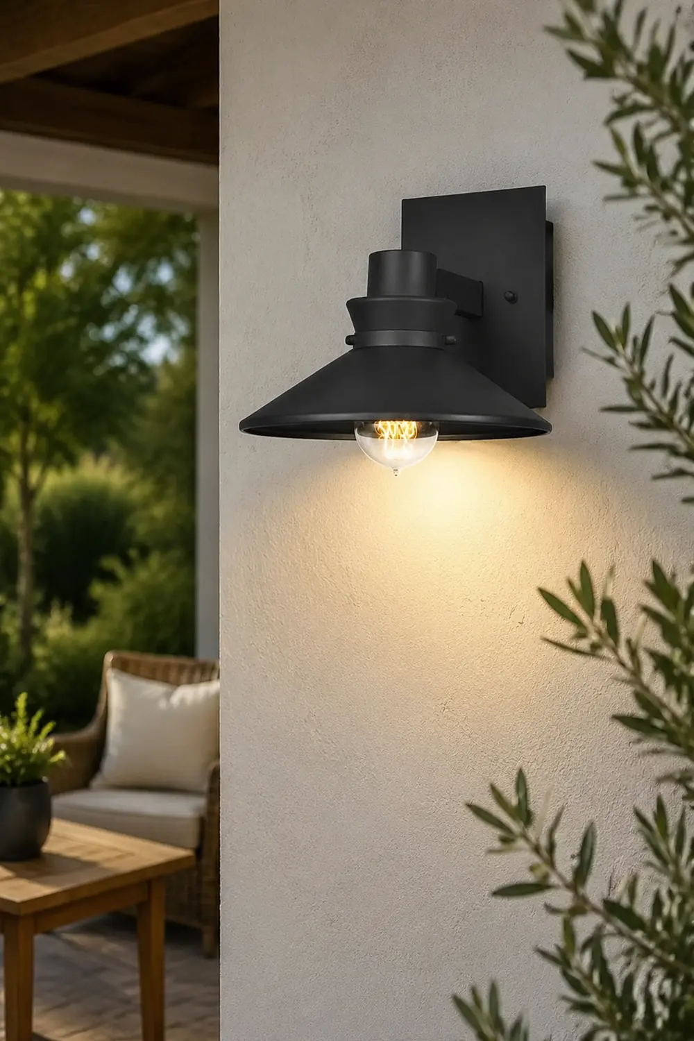 Minimalist Waterproof Black European-style Wall Lamp Exterior Lights - Lumpaz
