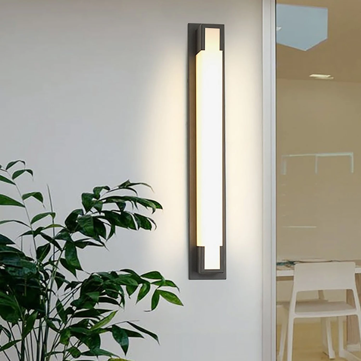Retro Rectangular Waterproof LED Black Decorative Outdoor Wall Lights - Lumpaz