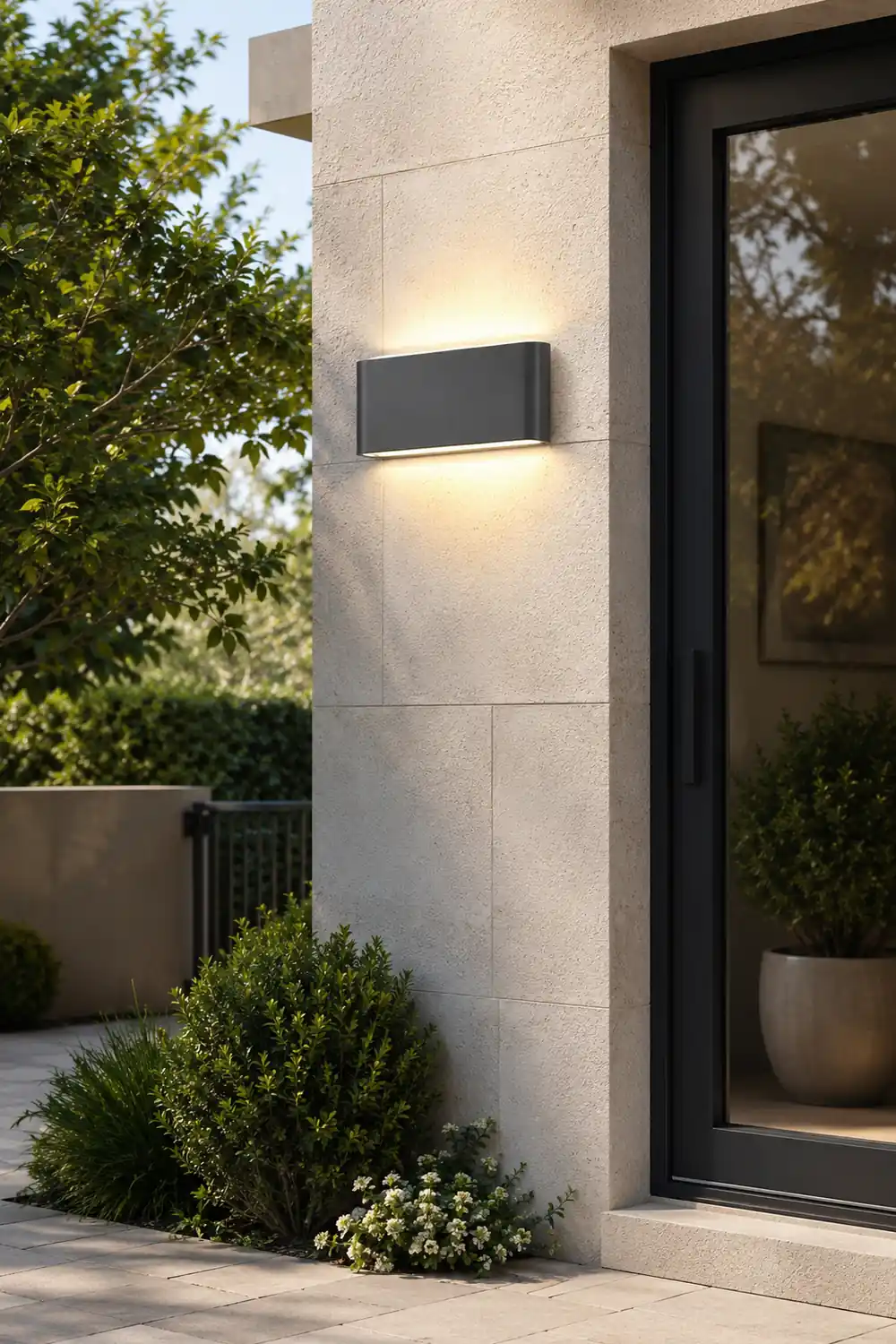Minimalist Outdoor Waterproof LED Exterior Wall Light for Garden Balcony - Lumpaz
