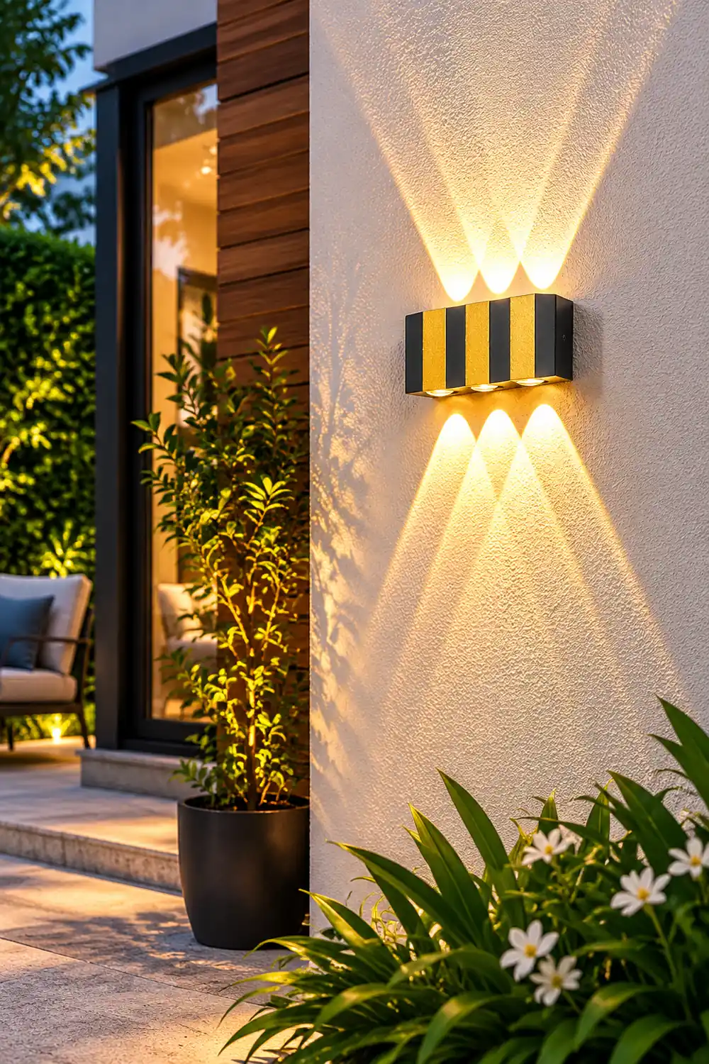 Creative LED Up and Down Light Waterproof Modern Wall Washer Lights - Lumpaz