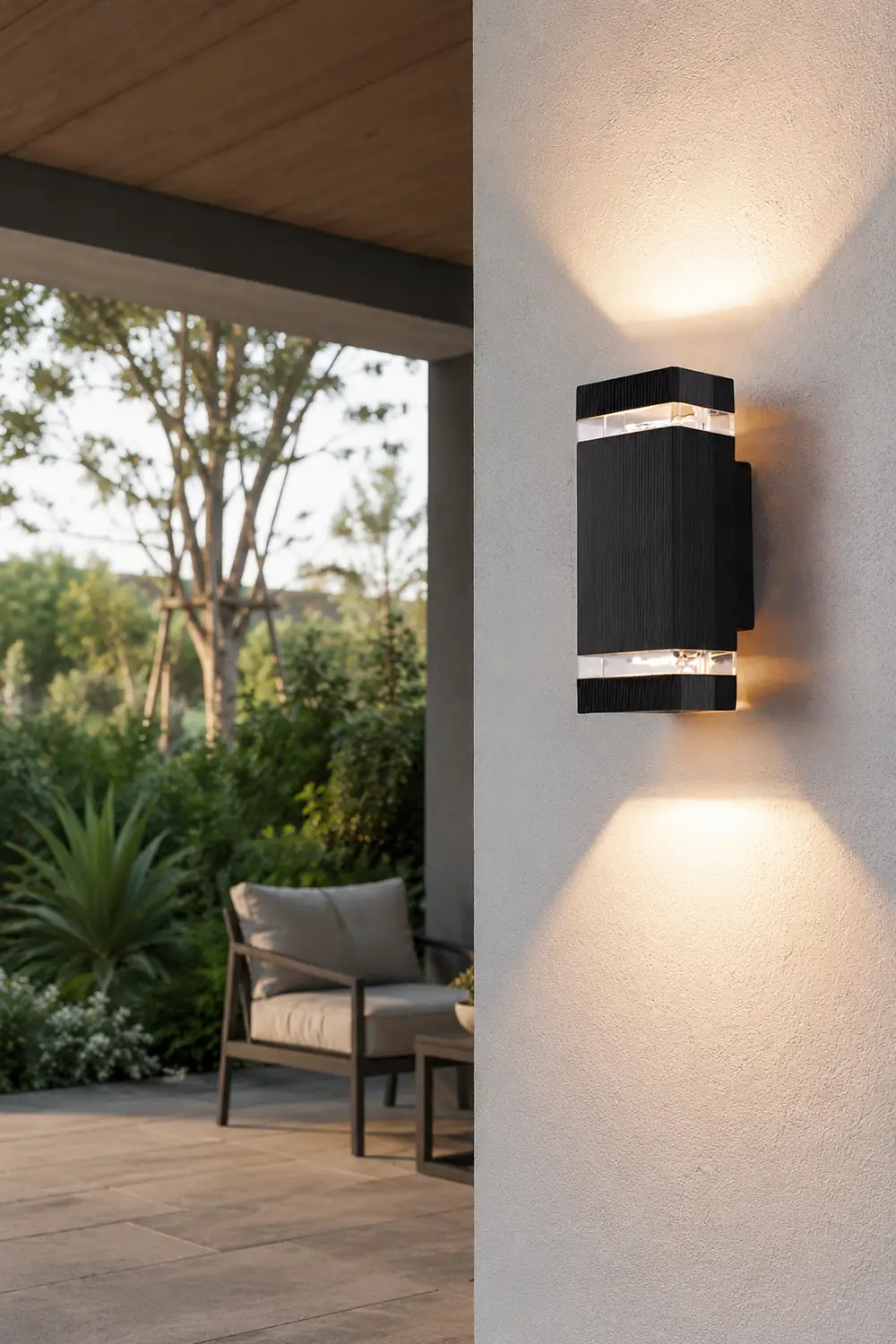 Square Up and Down Lights LED Outdoor Wall Lights Wall Sconce Lighting Wall Lamp - Lumpaz