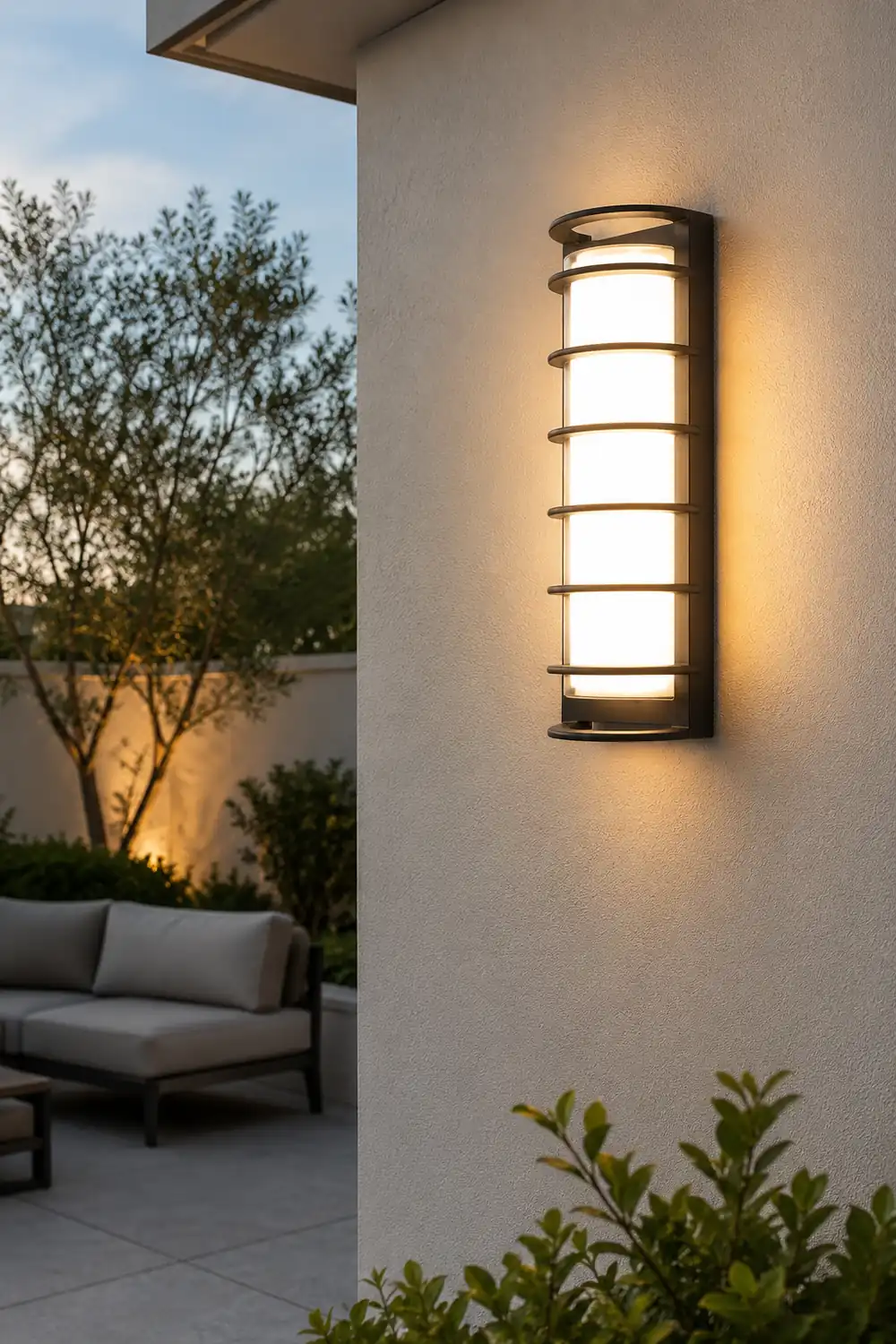 Outdoor Waterproof Double-layer Lampshade Gate Column Exterior Wall Sconces - Lumpaz