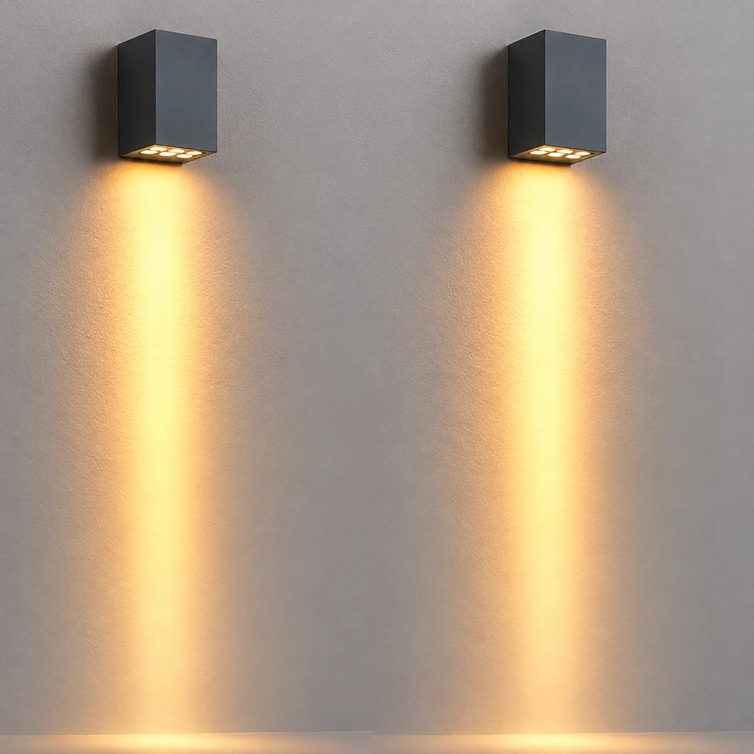 Two Light Effect Optional Waterproof LED Wall Light for Outdoor Villa Courtyard - Lumpaz