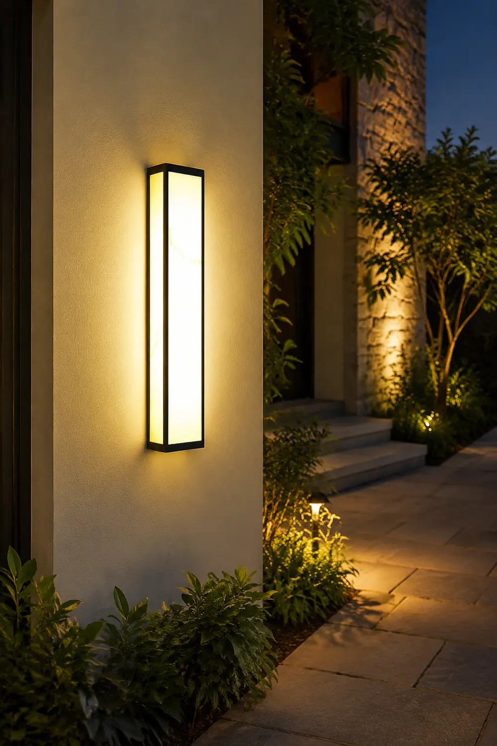 Rectangle Outdoor Wall Lights LED Wall Lamp Wall Sconce Lighting Wall Mounted Lights - Lumpaz