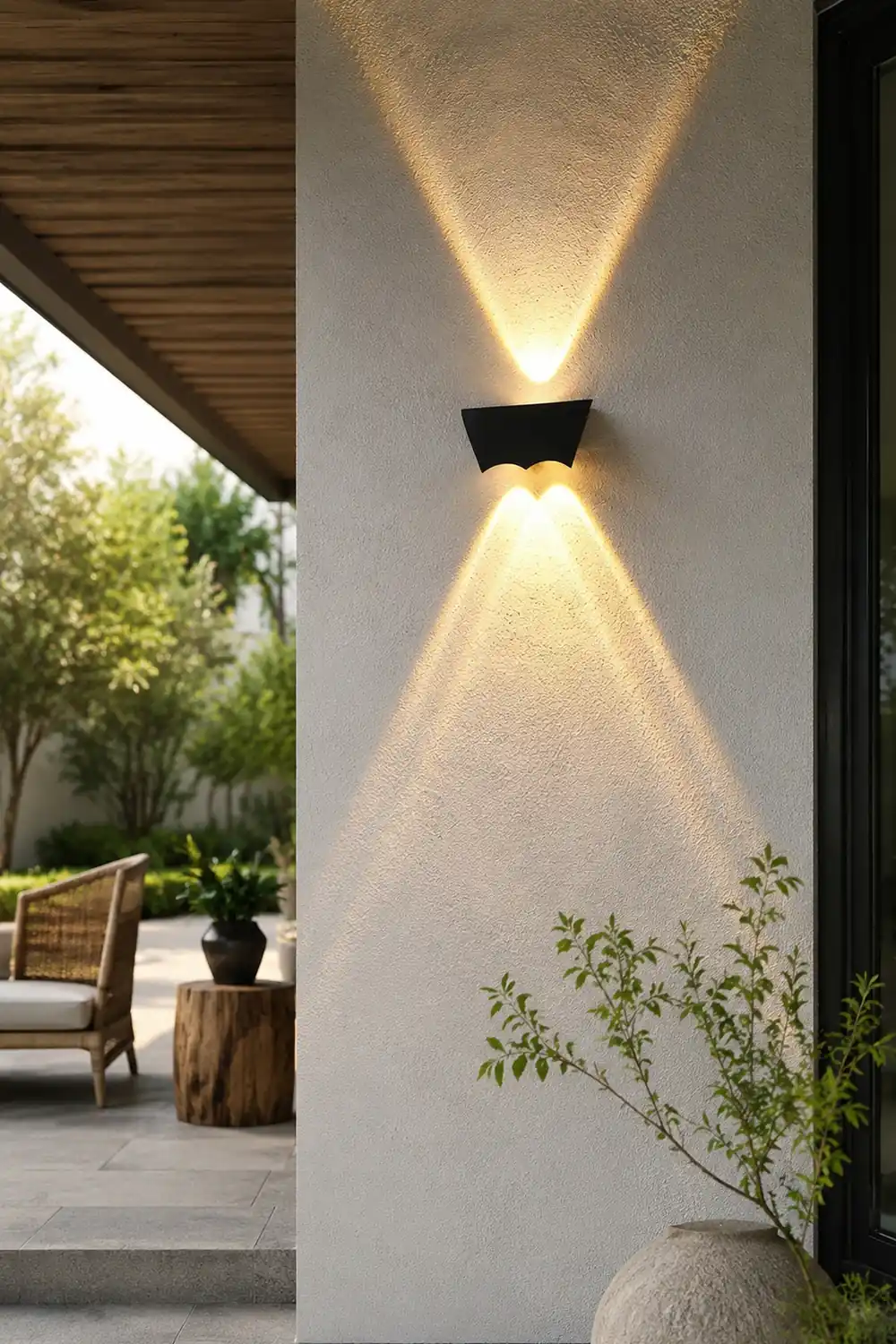 Creative Up and Down Lighting LED Waterproof Black Wall Washer Lights - Lumpaz