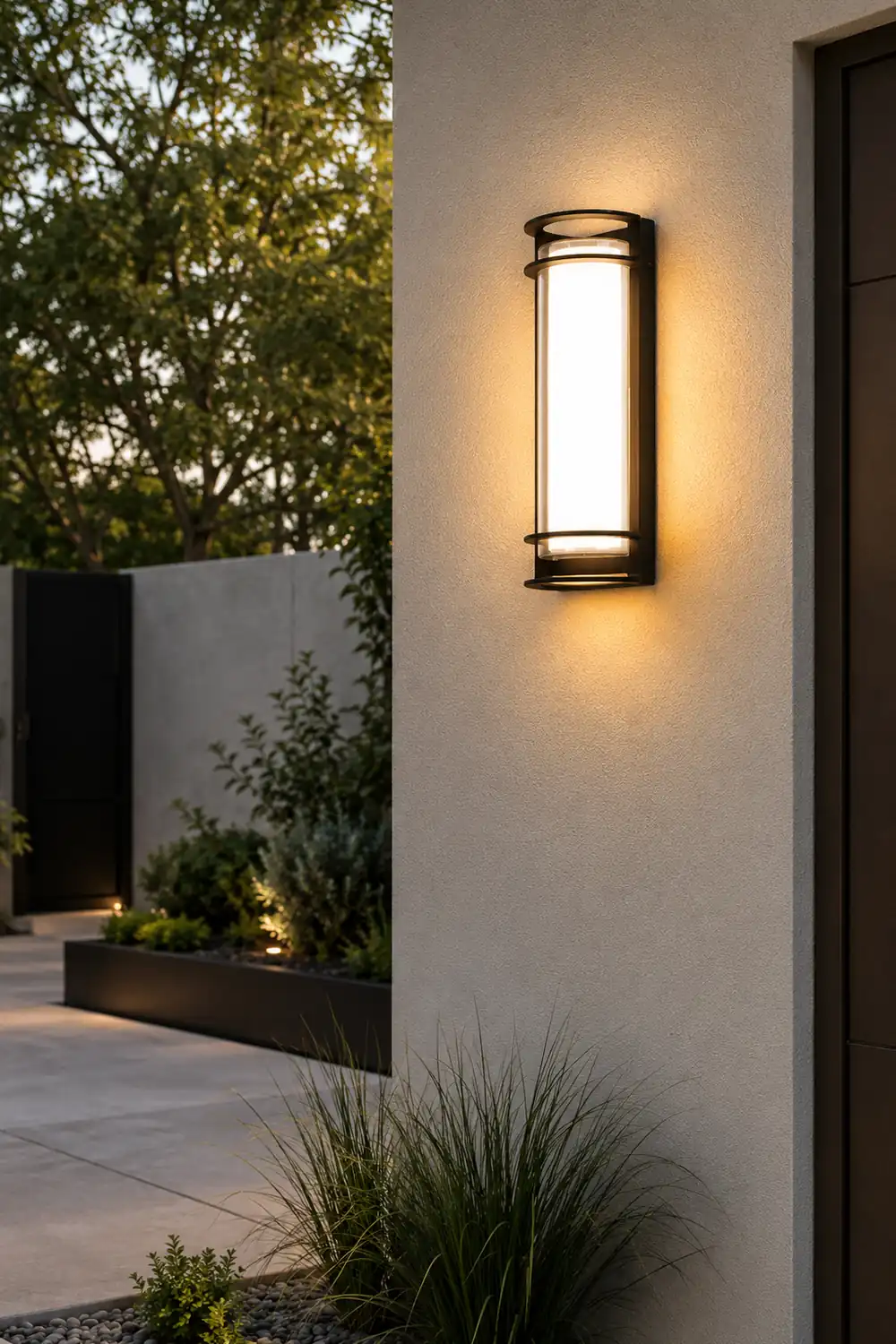 Outdoor Waterproof Double-layer Lampshade Gate Column Exterior Wall Sconces - Lumpaz