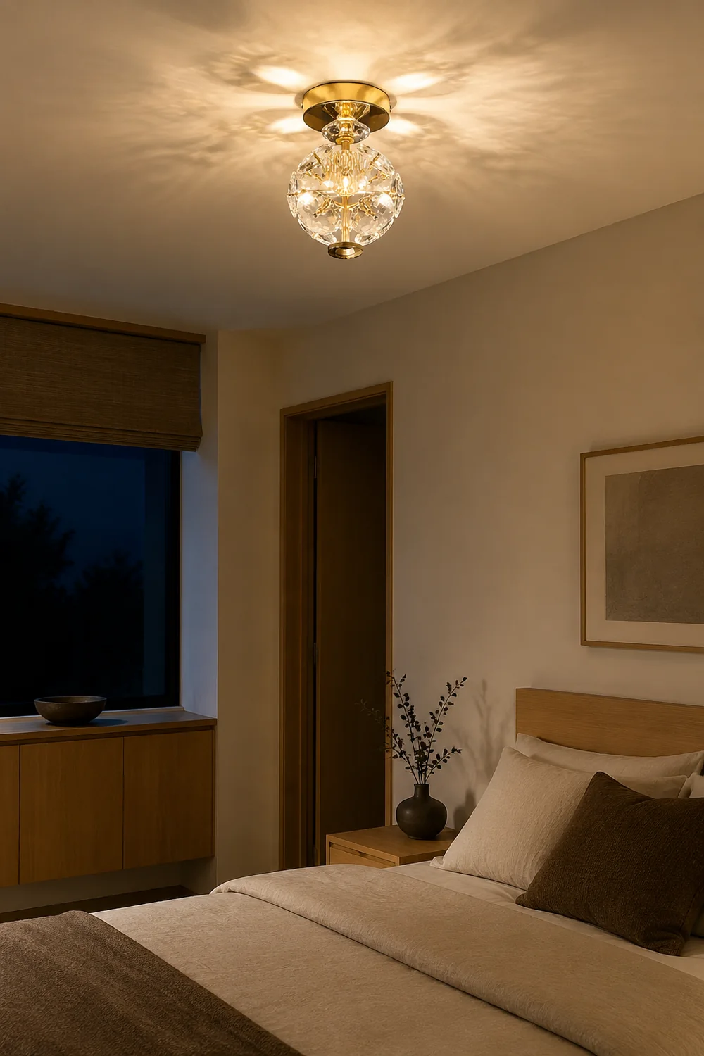 Crystal Ball Ceiling Lamp - Lumpaz