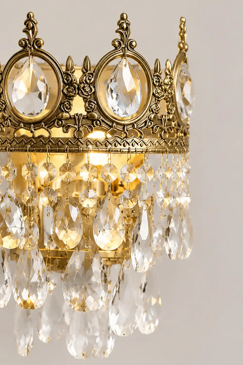 Vintage Crystal Wall Lamp - Lumpaz