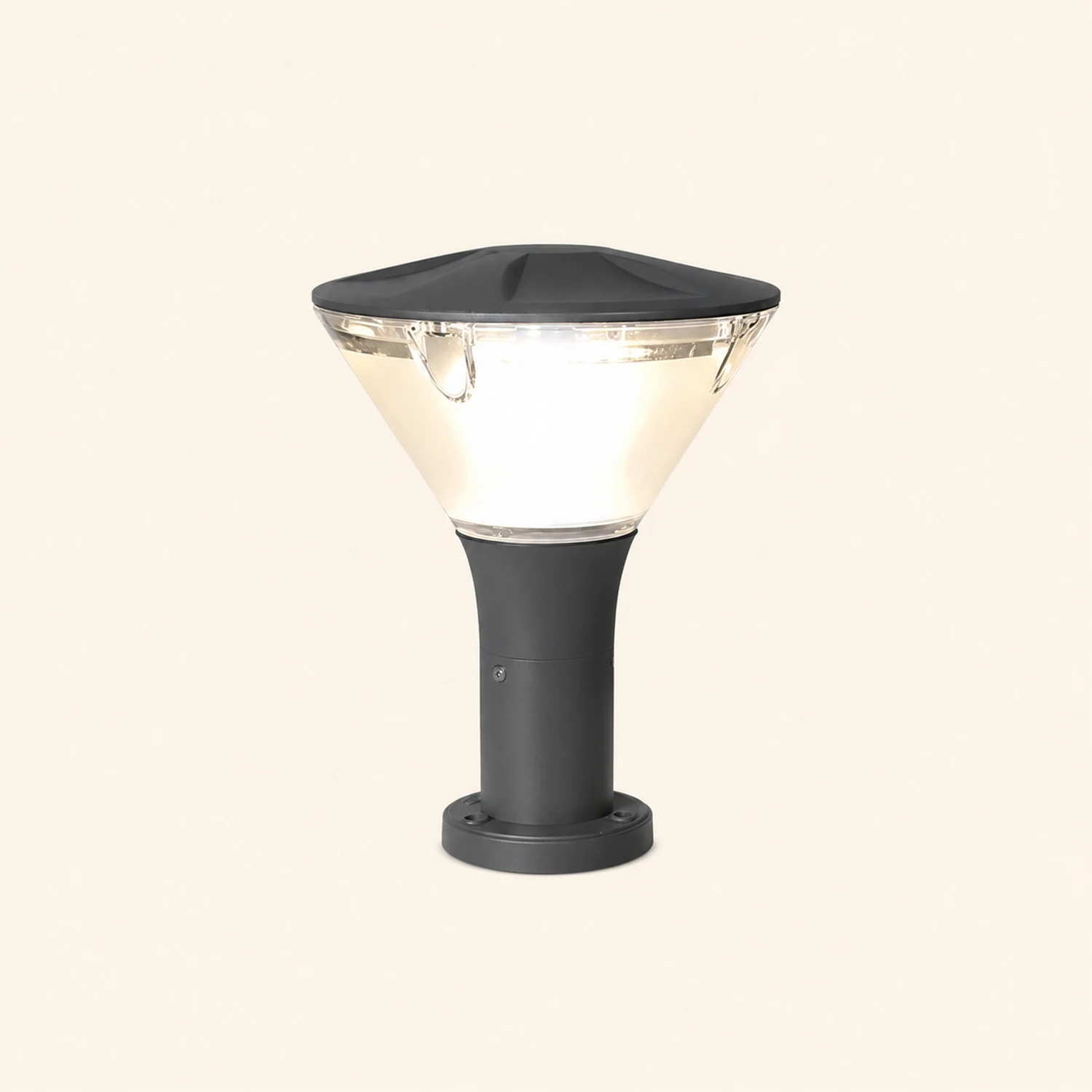 Round LED Waterproof Nordic Sconces Wall Lamp Outdoor Lights Path Lights - Lumpaz