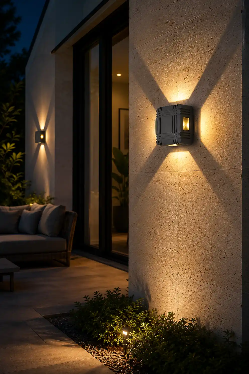 Unique Design Outdoor LED Waterproof Wall Light for Villa Gate Balcony - Lumpaz