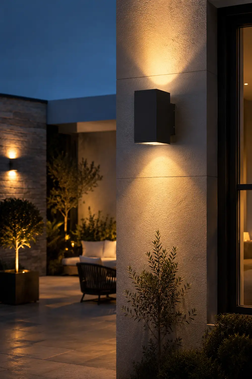 Waterproof LED Exterior Wall Sconces for Villa Outdoor Patio Balcony - Lumpaz