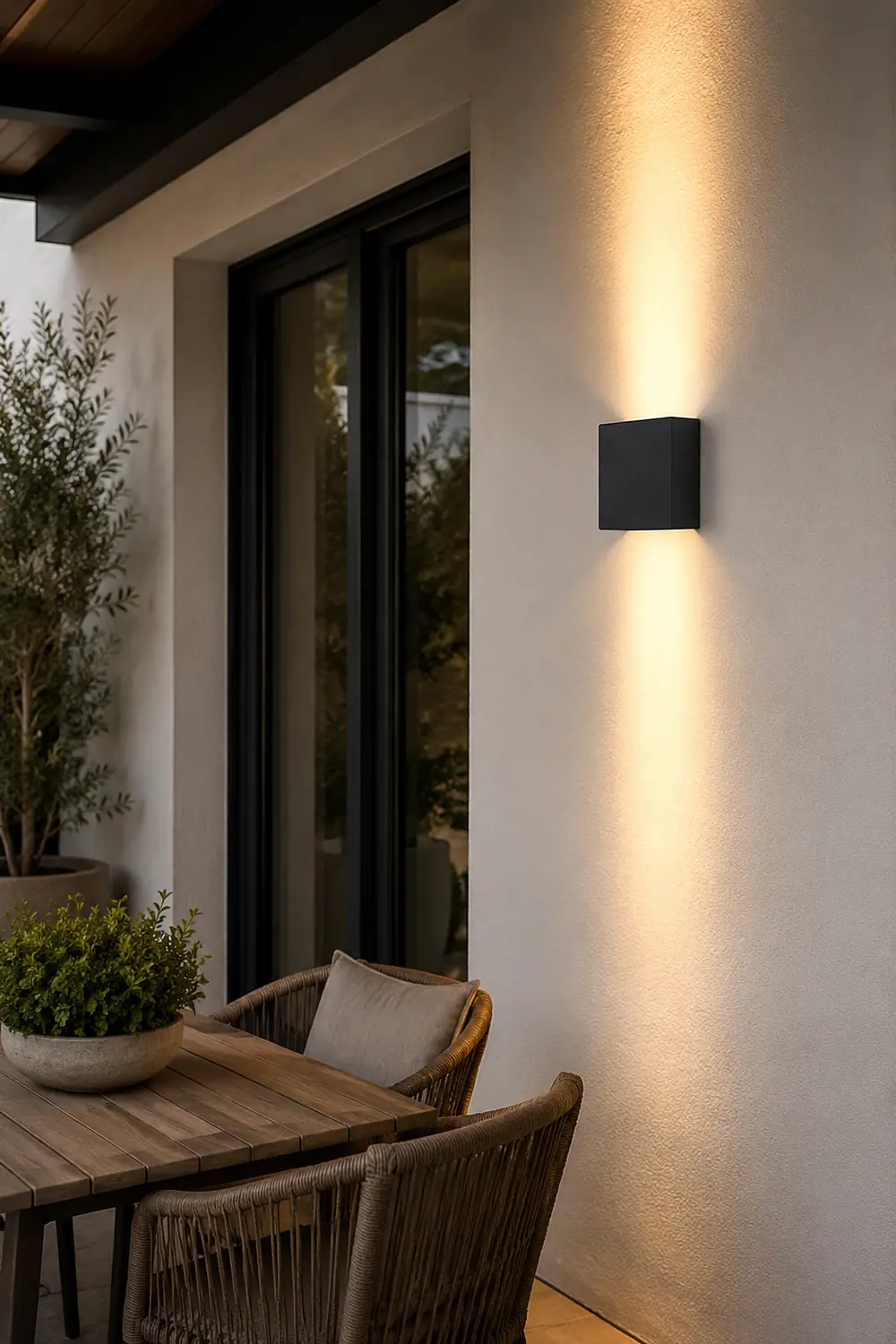 Rectangular Waterproof Up Down Lighting Led Modern Wall Washer Lights - Lumpaz
