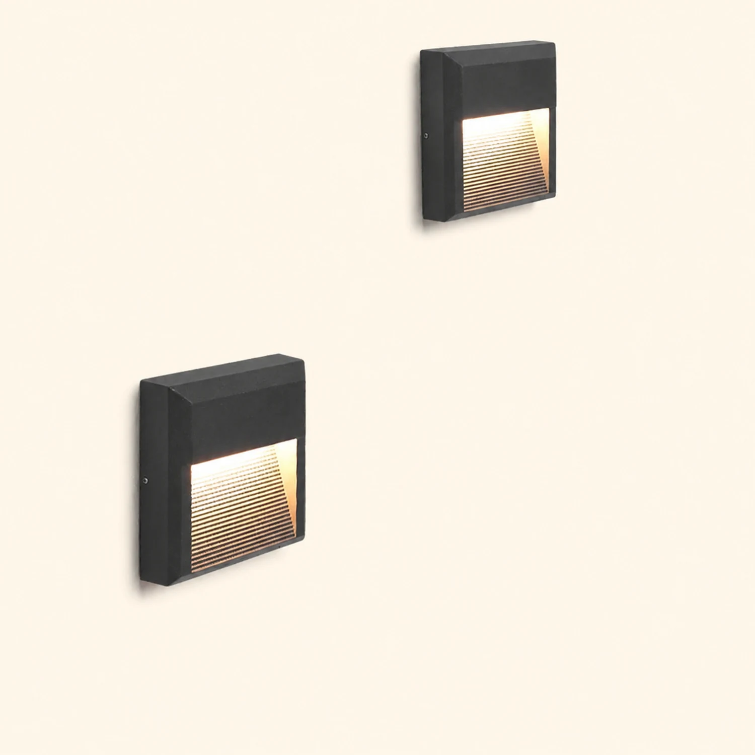 Waterproof Outdoor LED Step Lights Corner Lamp for Villa Courtyard Garden - Lumpaz