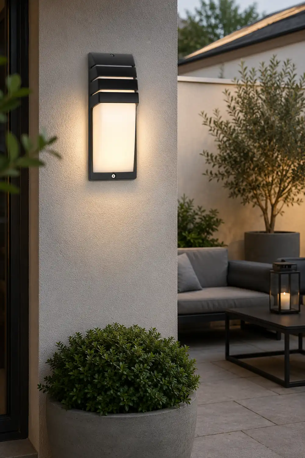 Motion Sensor Waterproof LED Wall Lights for Outdoor Balcony Terrace Aisle - Lumpaz