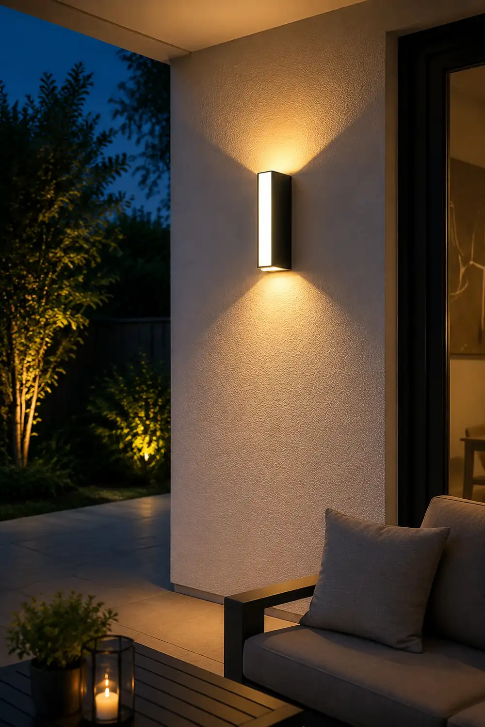 Outdoor Waterproof LED Exterior Wall Lights for Courtyard Garden Fence Decorative - Lumpaz