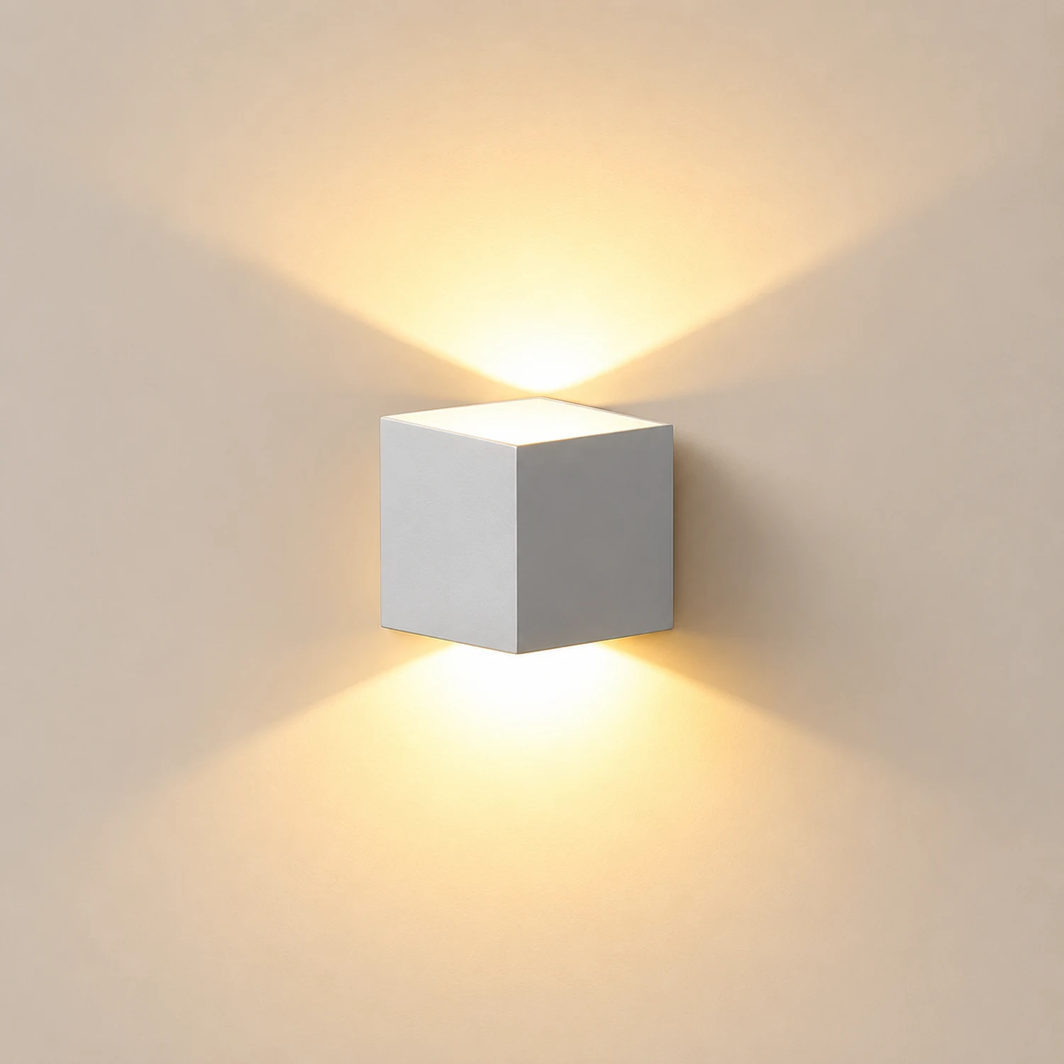 Square Waterproof up and down Lighting LED Modern Outdoor Wall Lights - Lumpaz