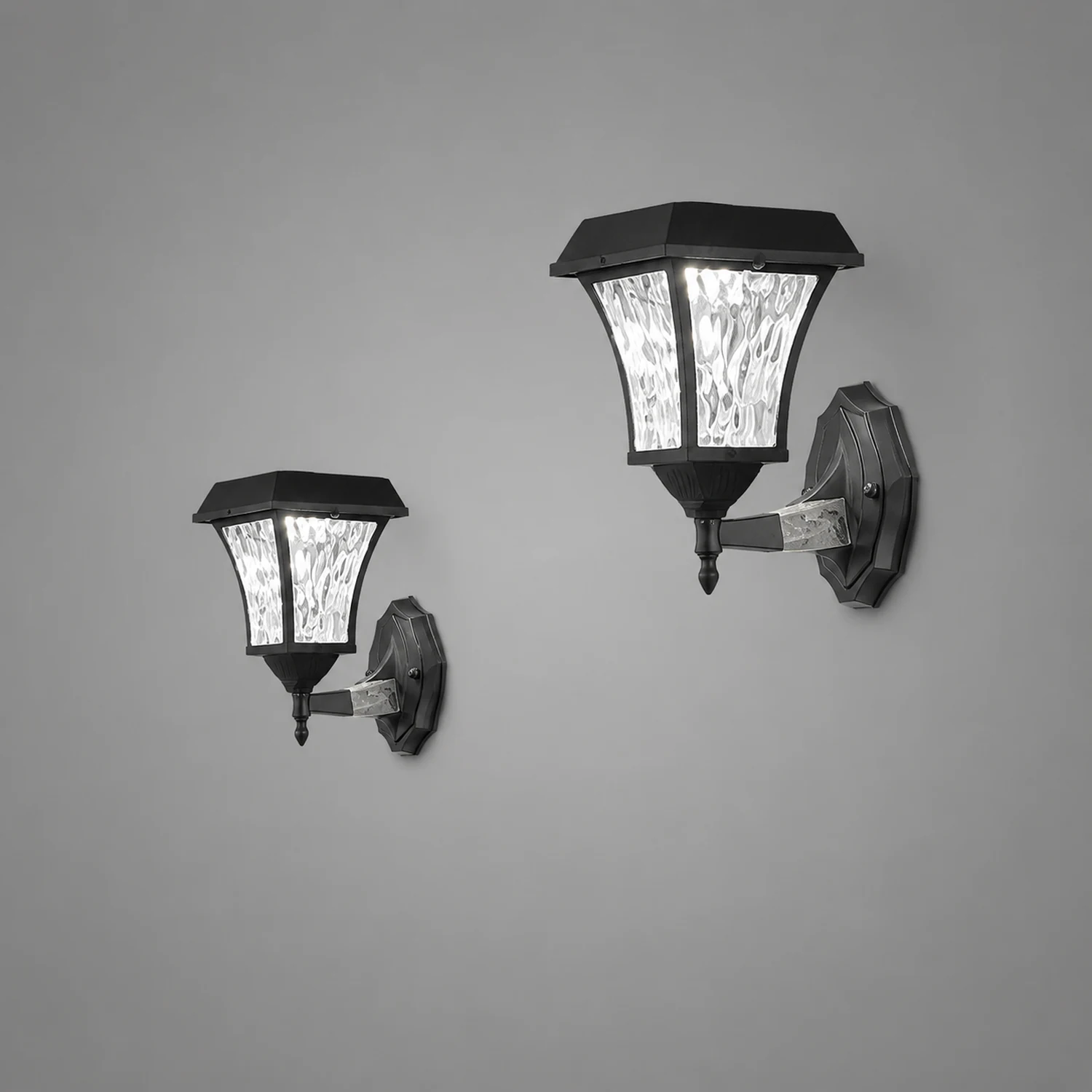 Waterproof LED Smart Touch Switch Modern Outdoor Plug in Wall Sconce Lighting - Lumpaz