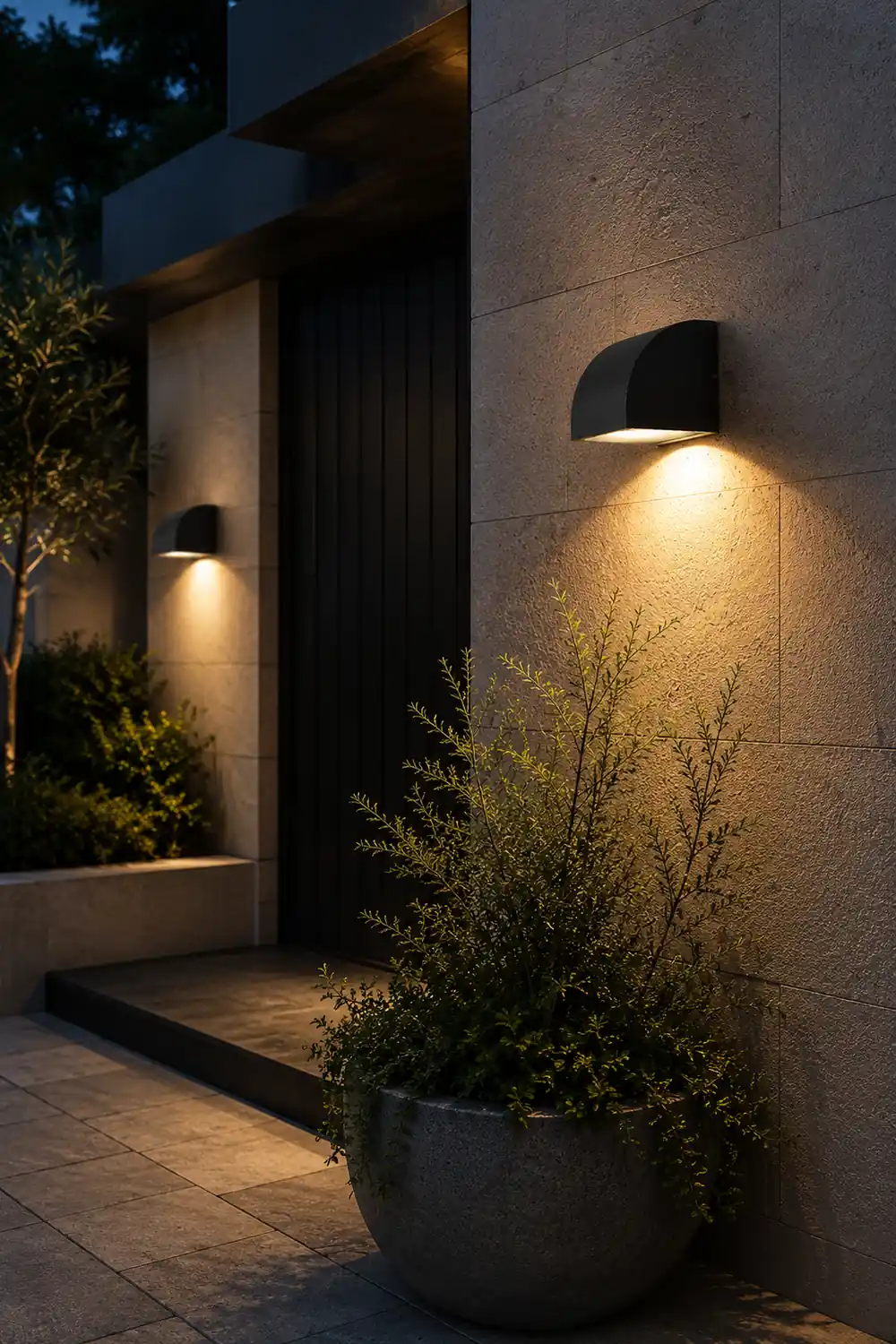 Waterproof Geometric Shaped Nordic Outdoor Wall Lights Wall Sconce Lighting - Lumpaz