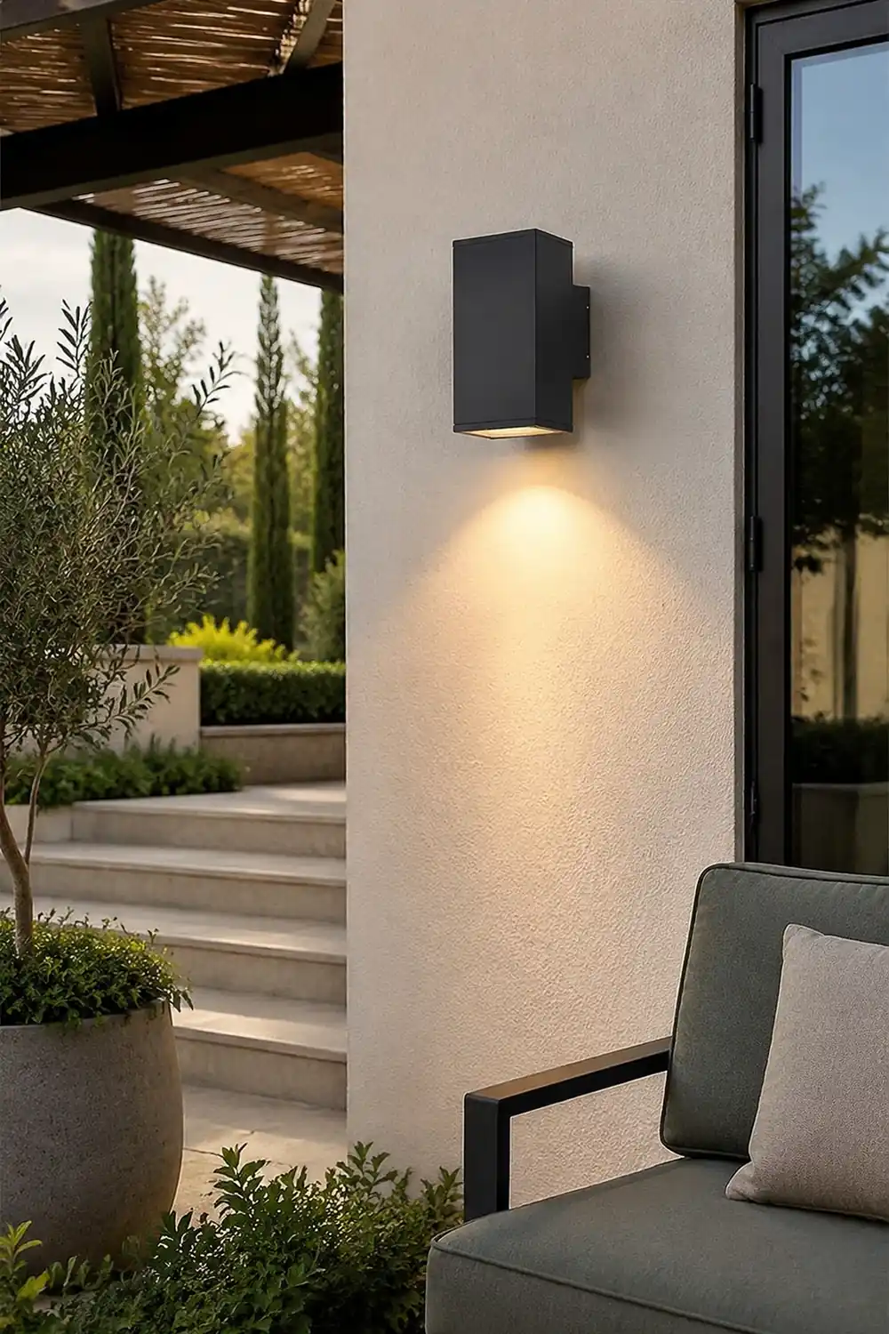 Waterproof LED Exterior Wall Sconces for Villa Outdoor Patio Balcony - Lumpaz