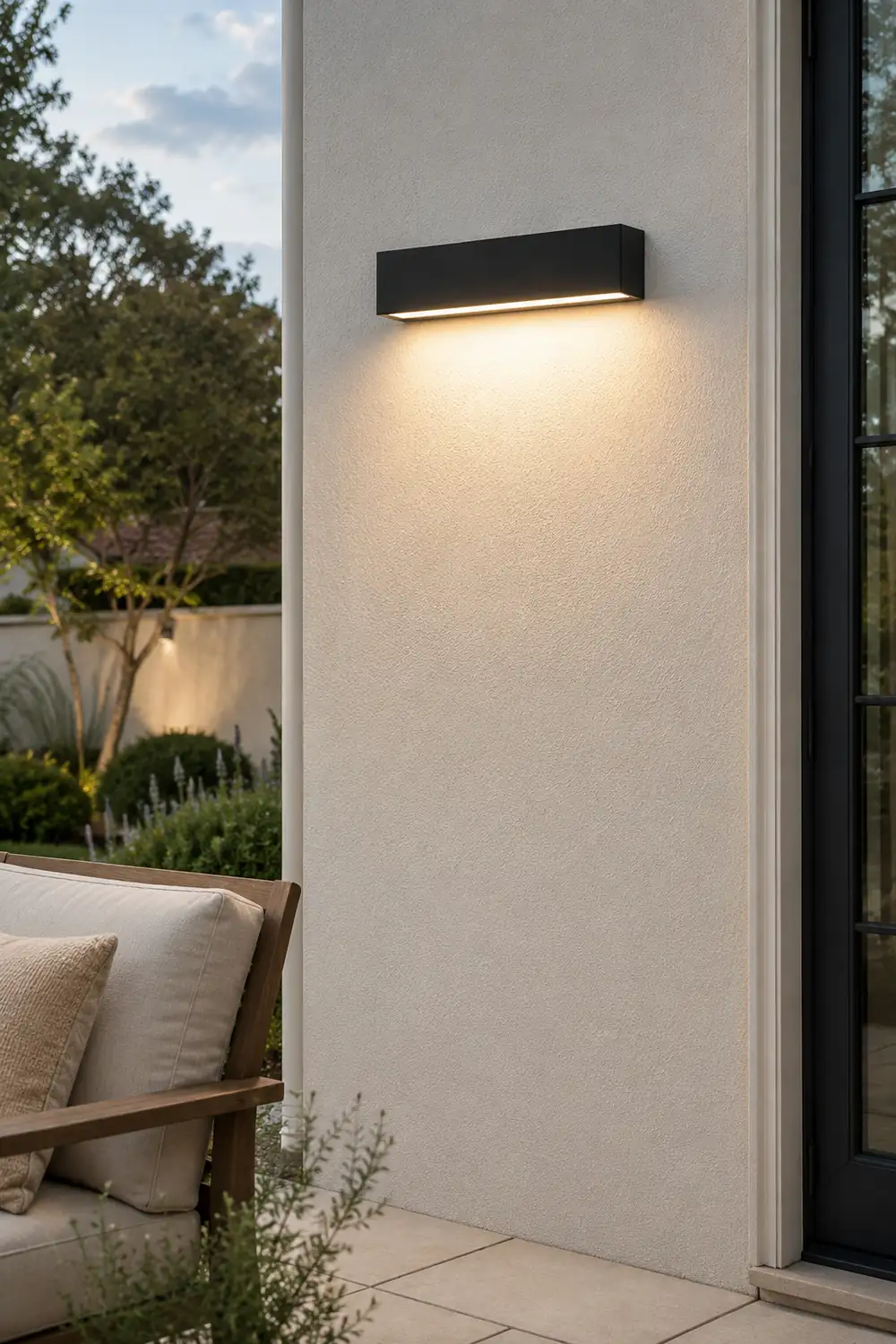 Minimalist Rectangle Outdoor Waterproof Villa Courtyard Garden LED Wall Lamp - Lumpaz