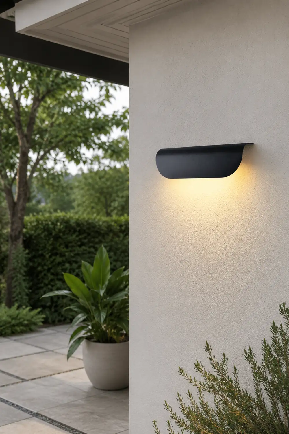 Minimalist LED Waterproof Exterior Wall Light for Garden Balcony Stair Aisle - Lumpaz