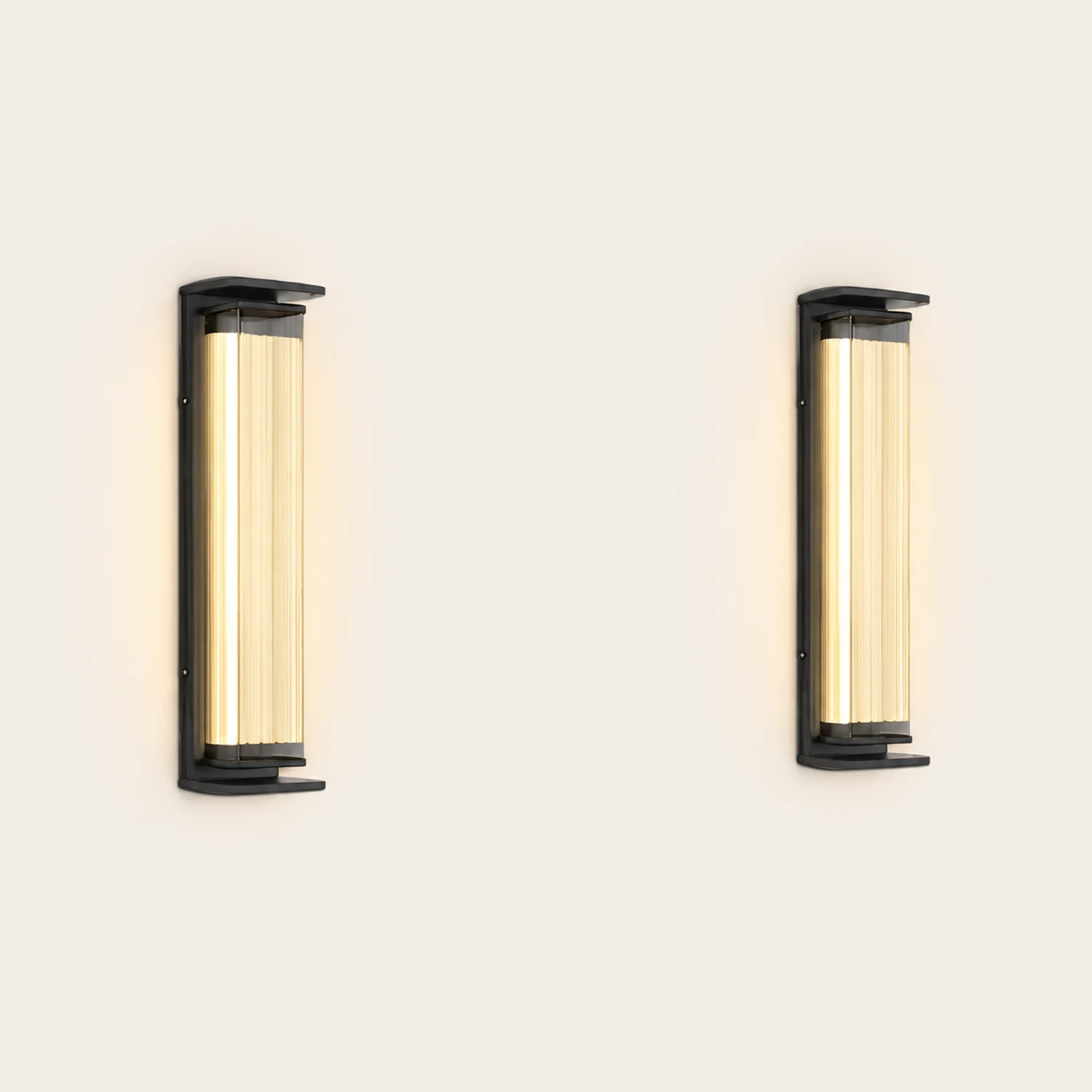 Creative Strip Waterproof Black Modern LED Wall Lamp Outdoor Wall Lights - Lumpaz