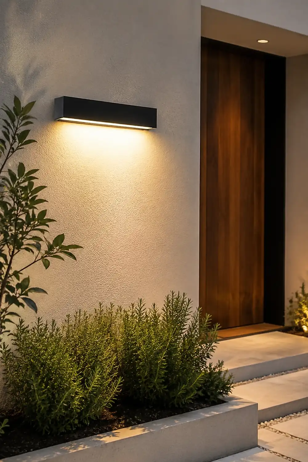 Minimalist Rectangle Outdoor Waterproof Villa Courtyard Garden LED Wall Lamp - Lumpaz
