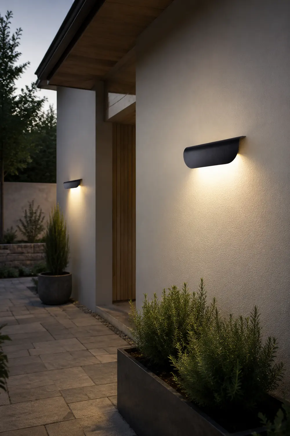 Minimalist LED Waterproof Exterior Wall Light for Garden Balcony Stair Aisle - Lumpaz