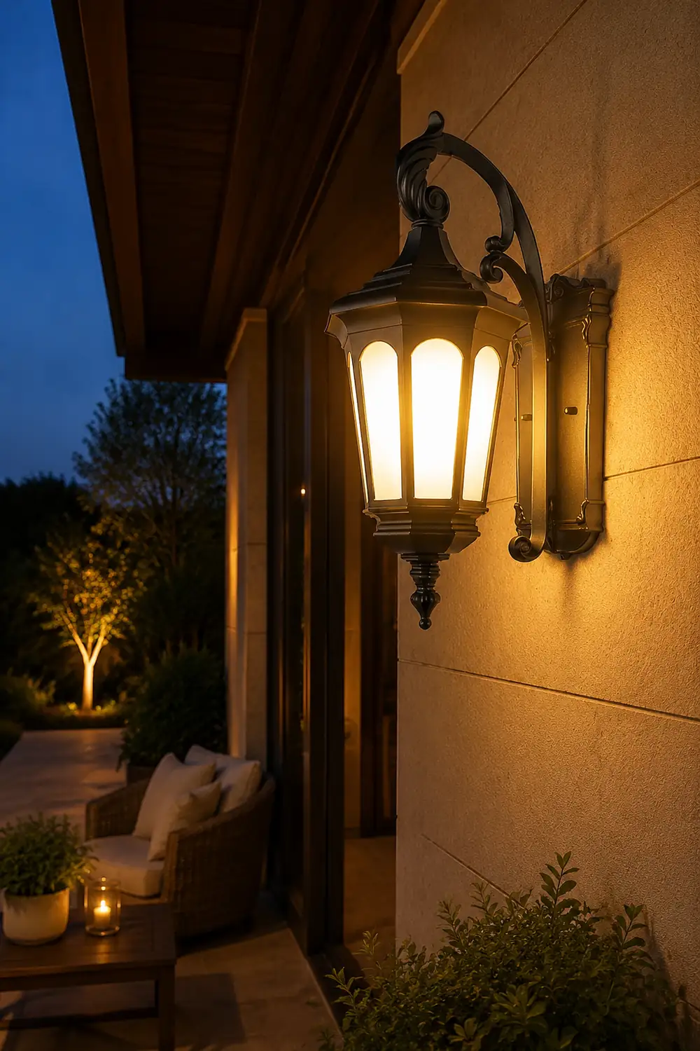 Retro Classic Waterproof Wall Lamp Decorative Lighting For Outdoor Balcony - Lumpaz