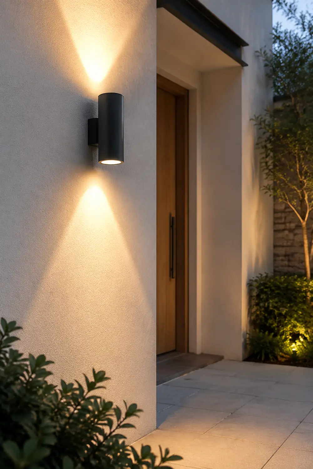 Round up and down Lighting LED Waterproof Modern Outdoor Wall Lights - Lumpaz