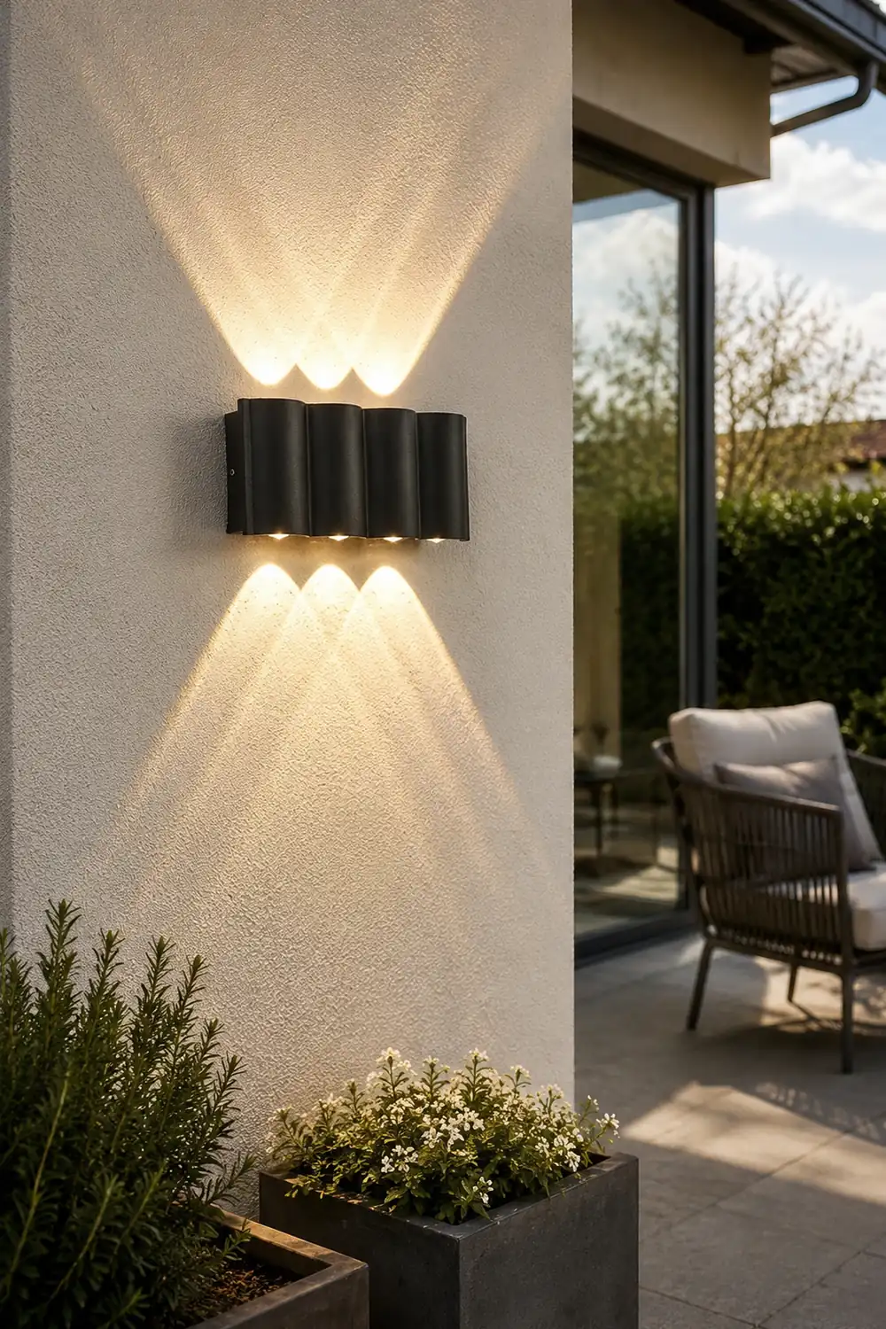 Creative Wave Up and Down Light LED Waterproof Modern Wall Washer Light - Lumpaz