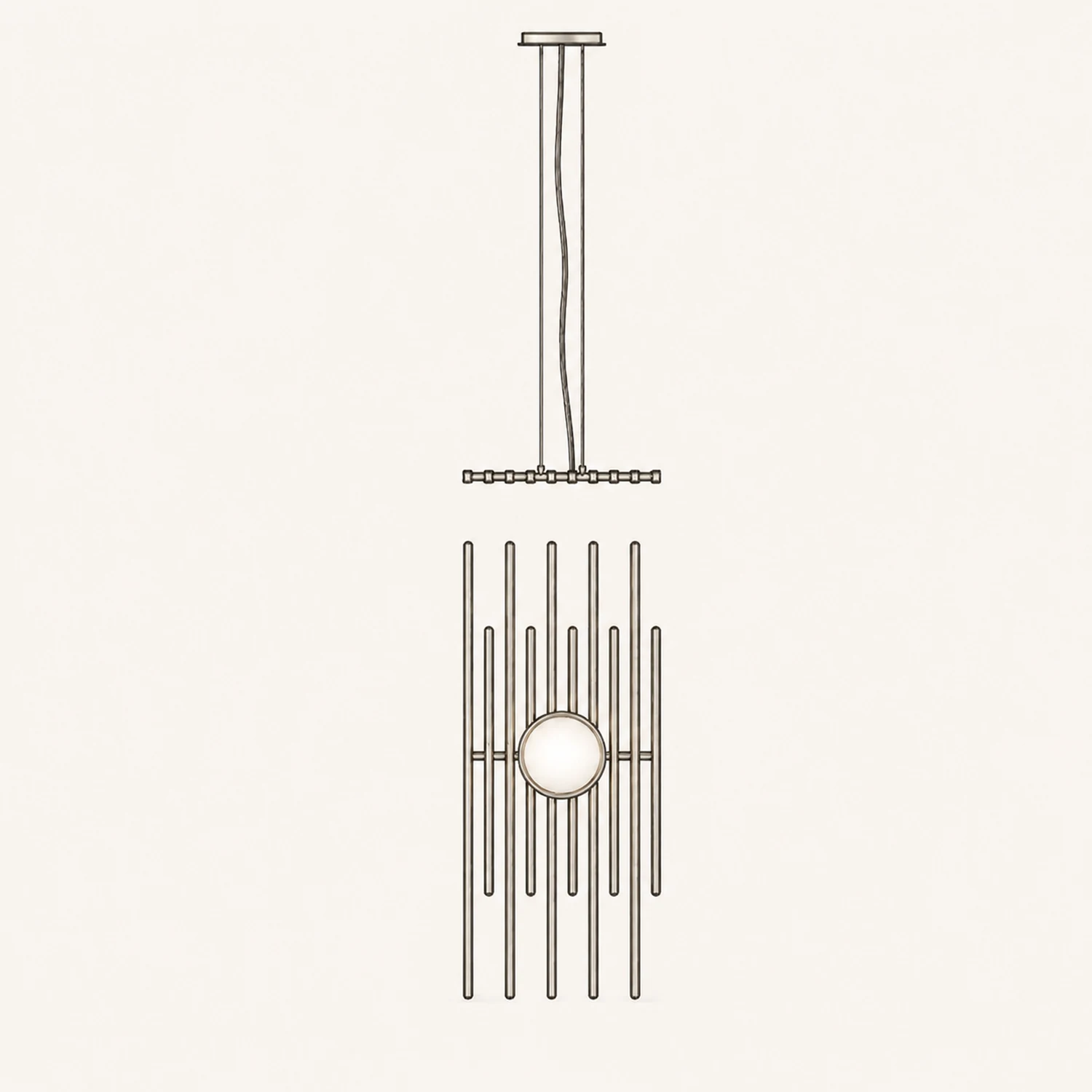 Black Rhythm Collection Chandeliers - Lumpaz