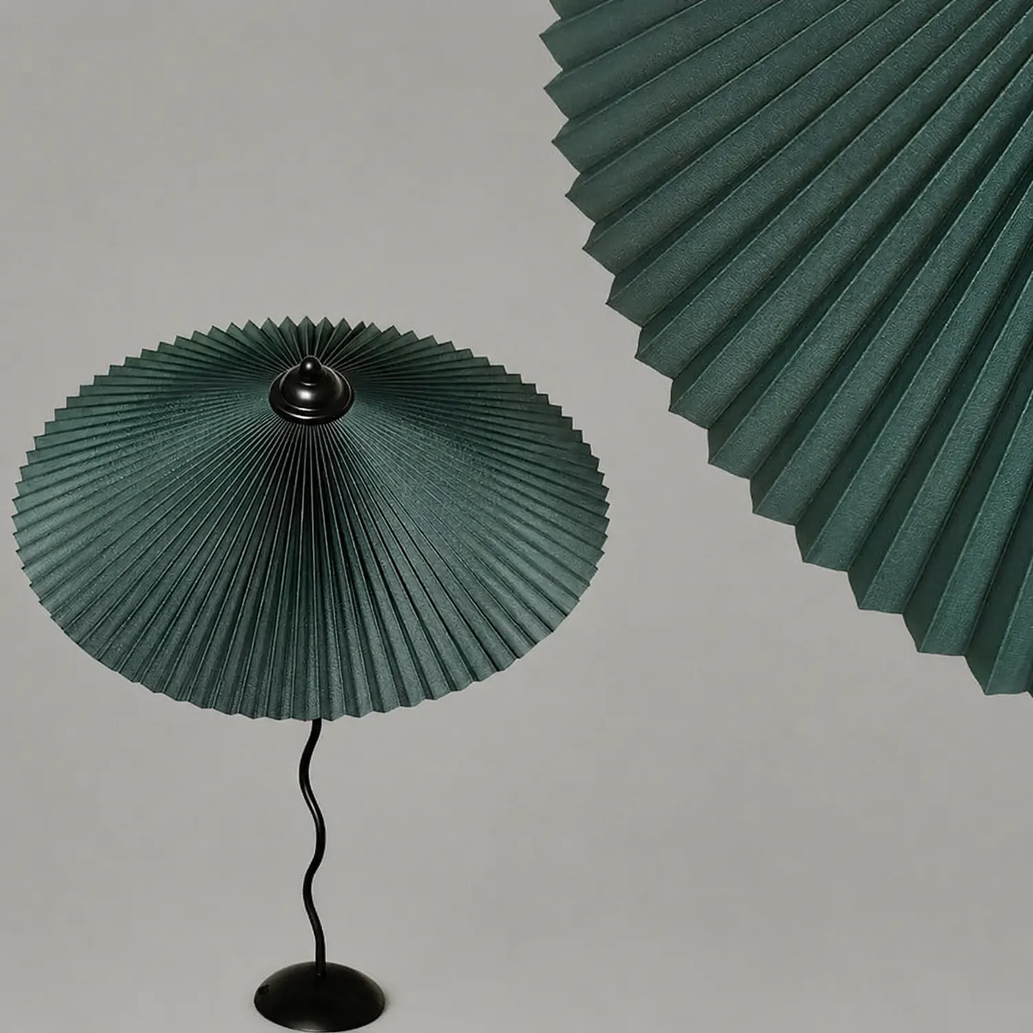 Wiggly Pleated Table Lamp - Lumpaz