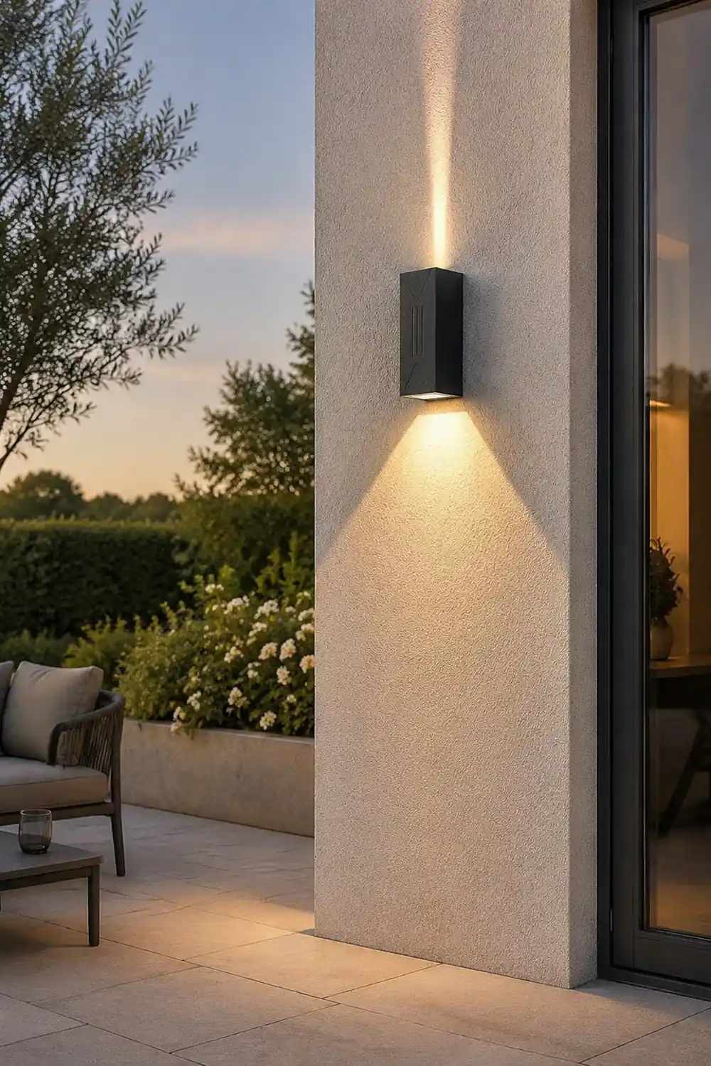 Waterproof Outdoor Up and Down Lights LED Wall Lamp for Villa Balcony Garden - Lumpaz