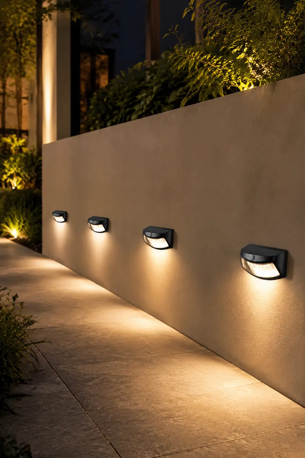 Intelligent Light Control Human Motion Sensor Solar Outdoor LED Wall Light - Lumpaz