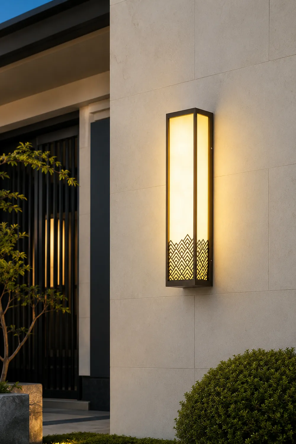 Vintage Waterproof Stainless Steel Brown Wall Lamp Exterior Lights - Lumpaz