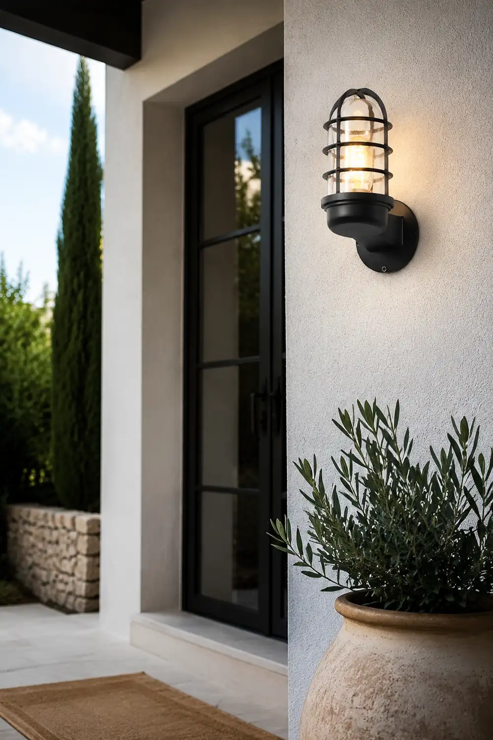 Retro Cage Shape LED 4w Waterproof American-style Outdoor Wall Lamp - Lumpaz