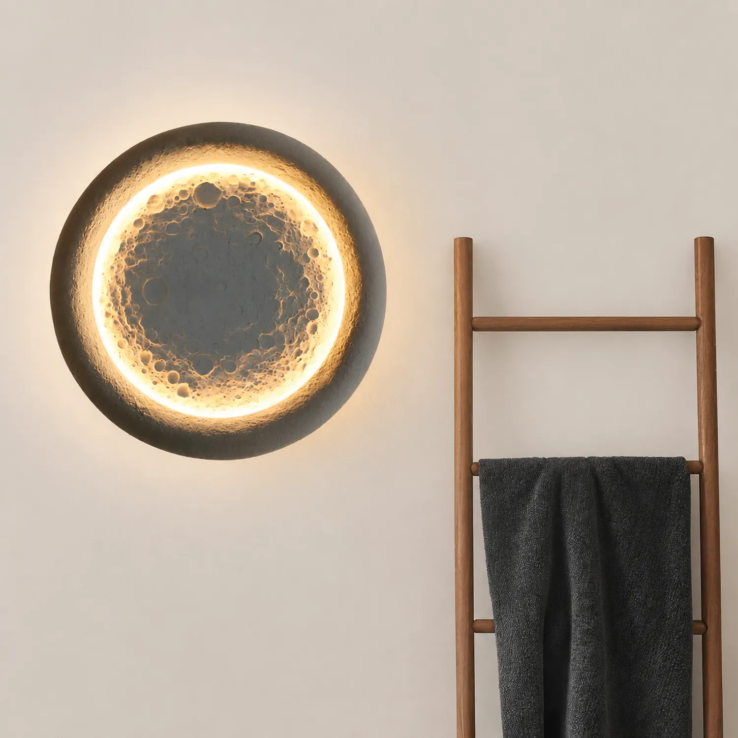 Moon Craters Design LED Waterproof Modern Outdoor Wall Lamp Exterior Lights - Lumpaz