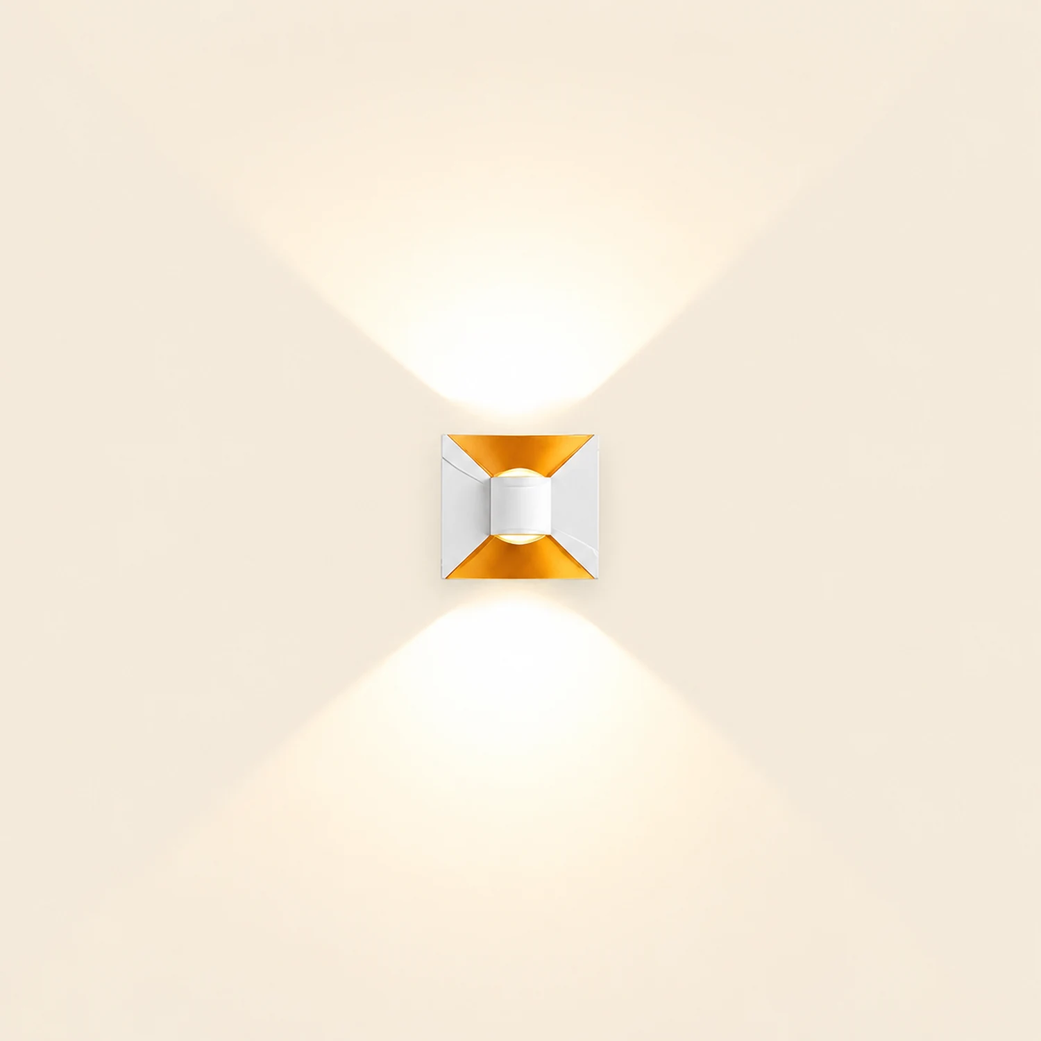 Square Up and Down Lights 6W LED Waterproof Modern Outdoor Sconces - Lumpaz