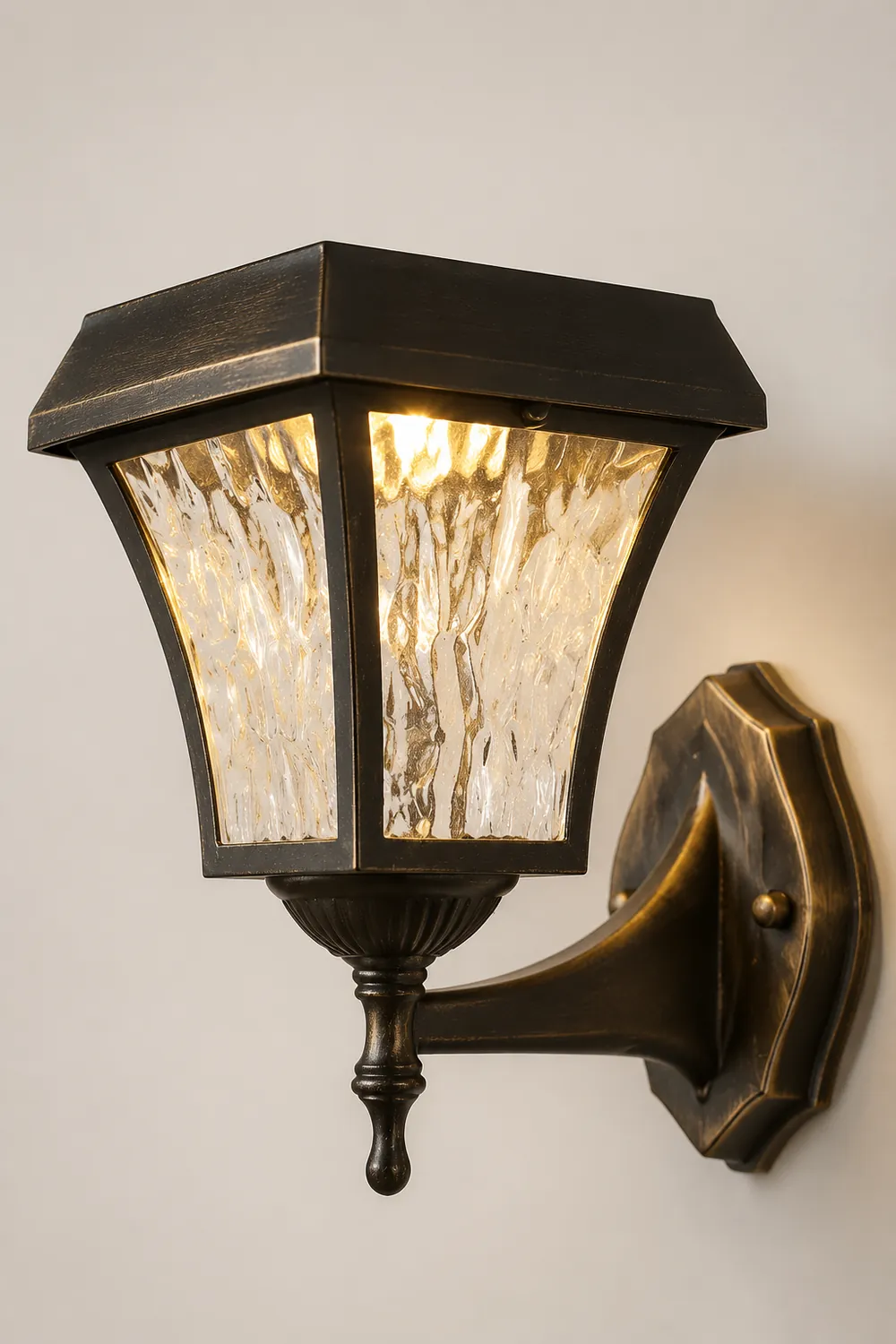 Waterproof LED Smart Touch Switch Modern Outdoor Plug in Wall Sconce Lighting - Lumpaz