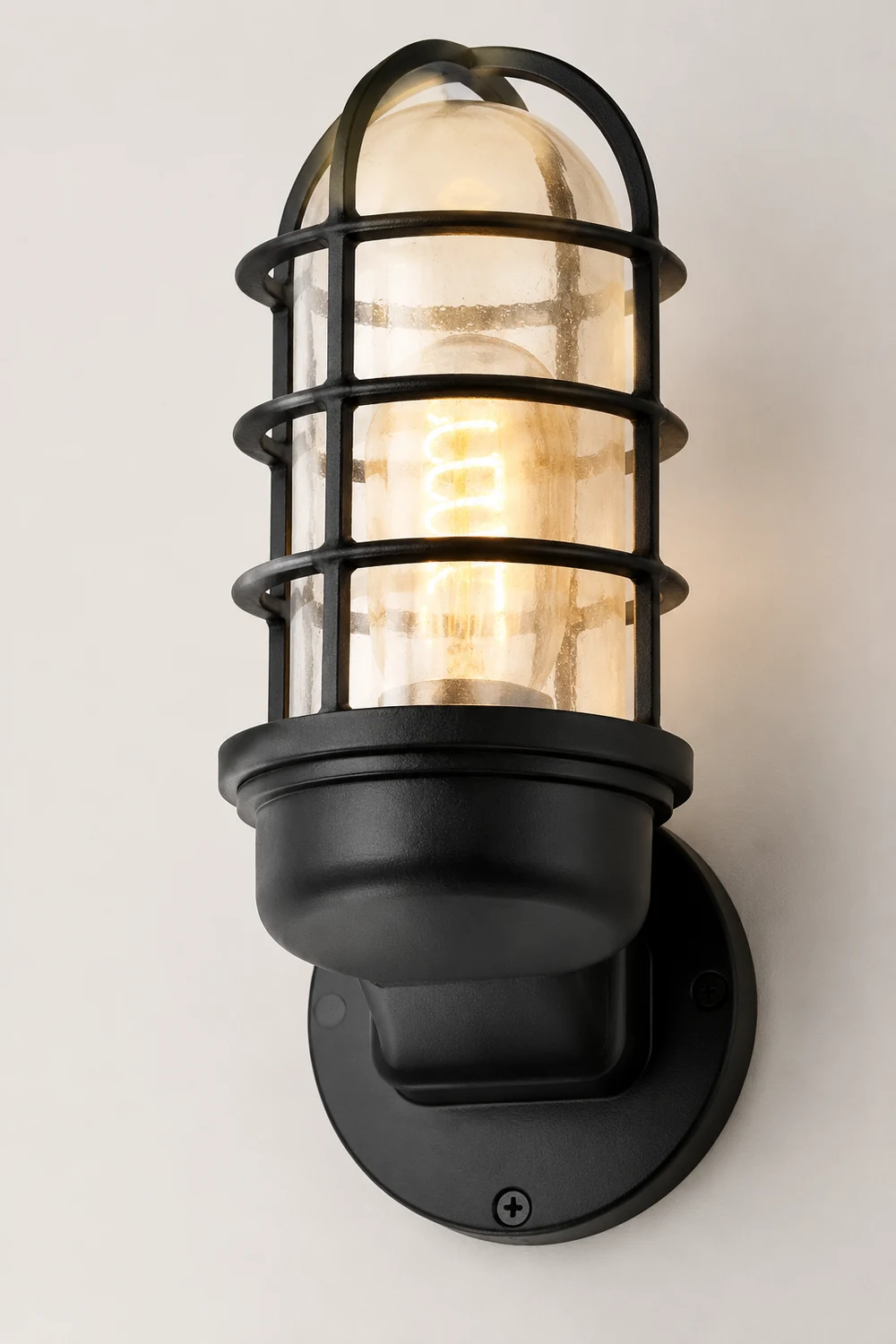 Retro Cage Shape LED 4w Waterproof American-style Outdoor Wall Lamp - Lumpaz