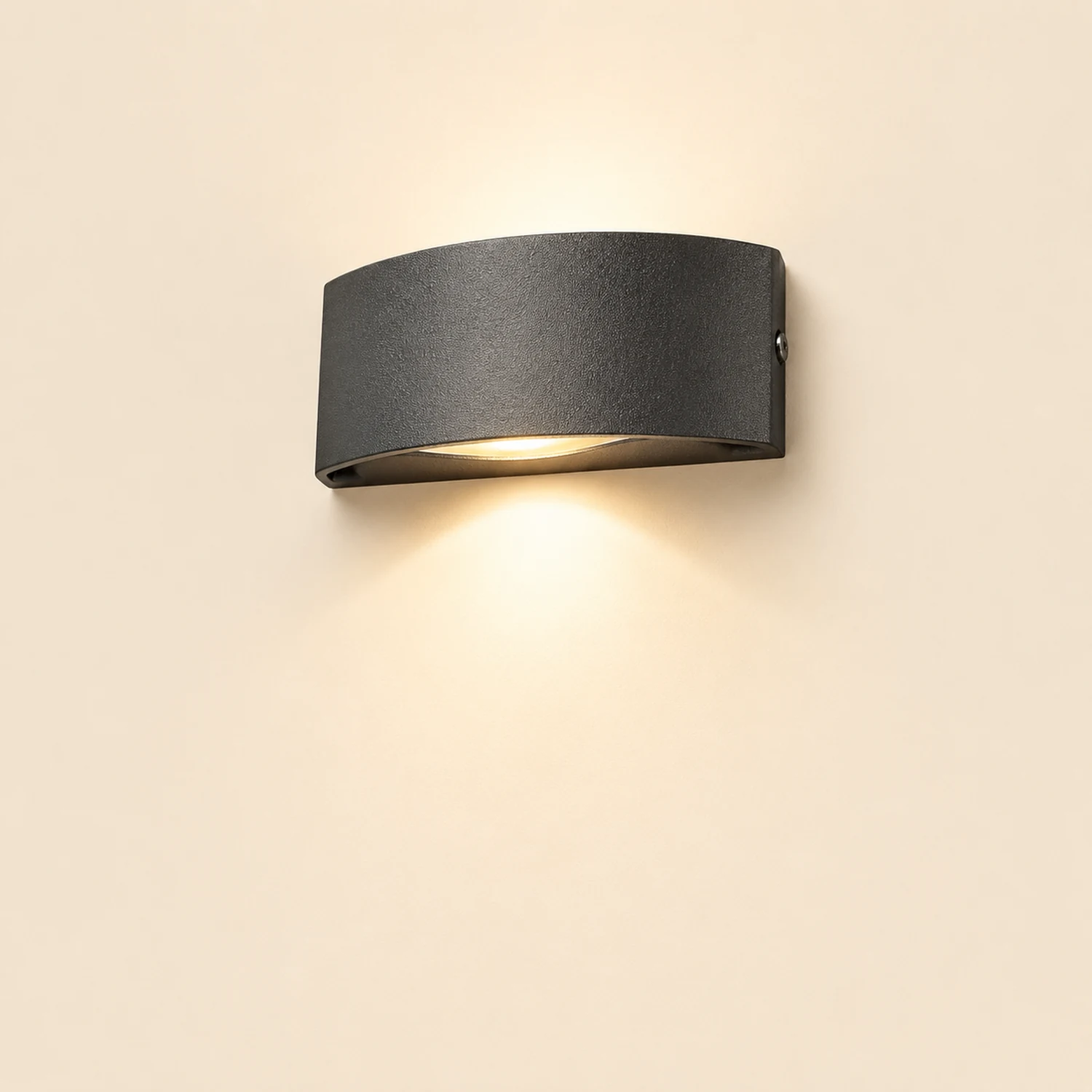 Waterproof LED Up and Down Lights Motion Sensor Modern Solar Wall Lamp - Lumpaz