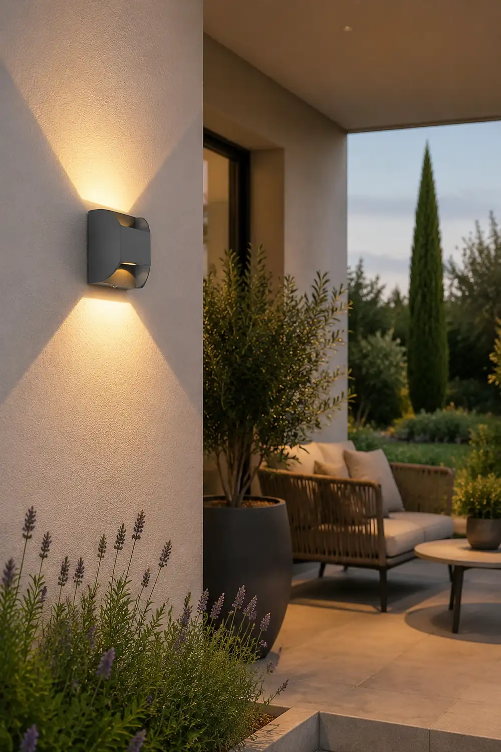 Outdoor Waterproof LED Wall Light for Villa Foyer Garden Corridor Balcony - Lumpaz