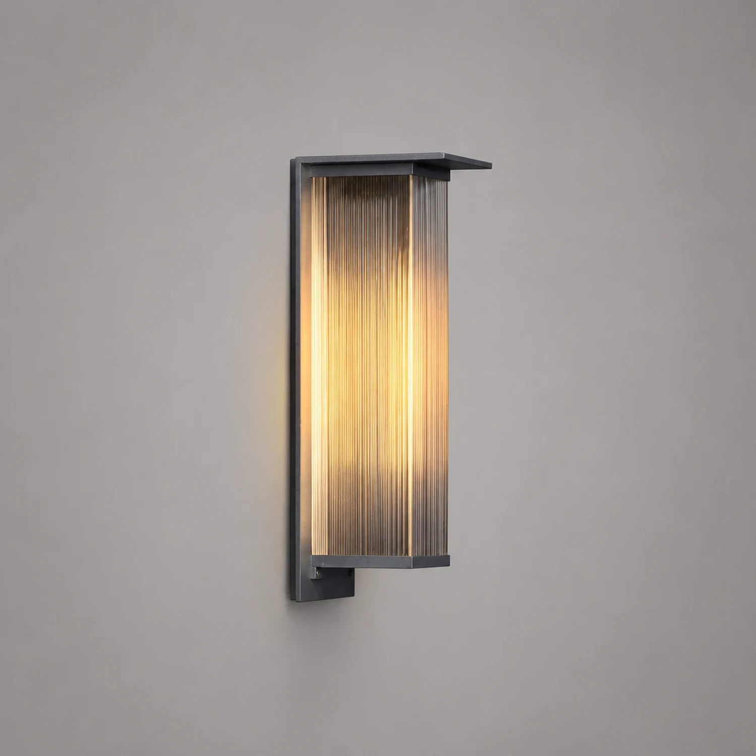 Rectangular Waterproof LED 3w Modern Outdoor Solar Wall Sconces Lighting - Lumpaz