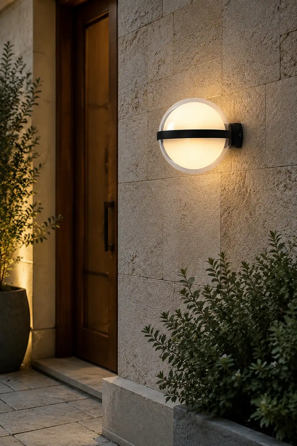 Creative Round Up and Down Light LED Waterproof Outdoor Wall Lamp - Lumpaz