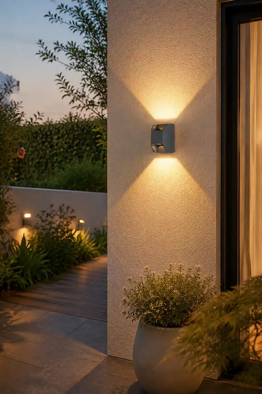Outdoor Waterproof LED Wall Light for Villa Foyer Garden Corridor Balcony - Lumpaz