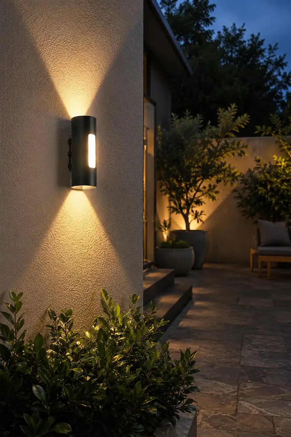 Minimalist Waterproof LED Wall Light for Outdoor Stair Terrace Garden Courtyard - Lumpaz