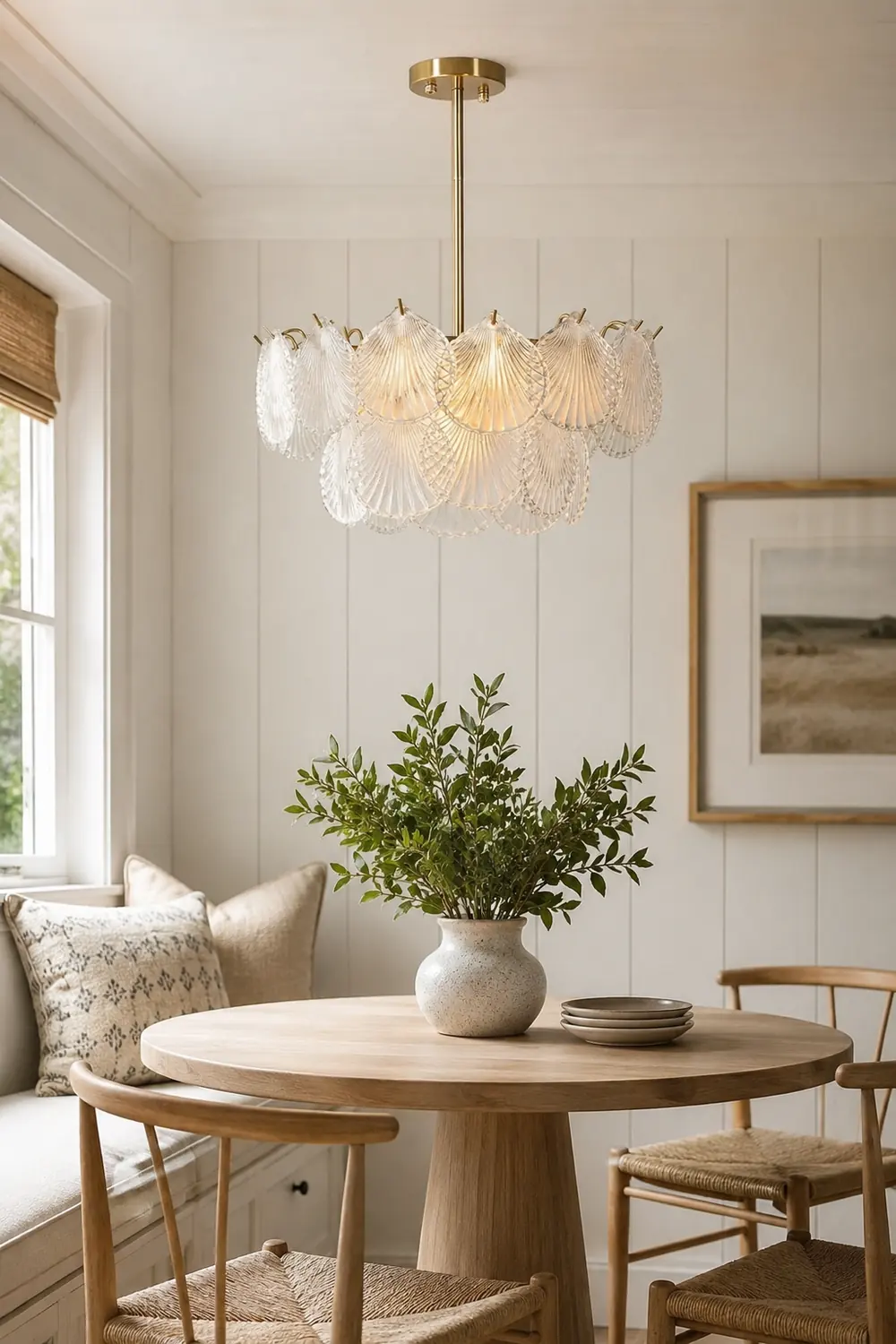 Shell Glass Chandelier - Lumpaz