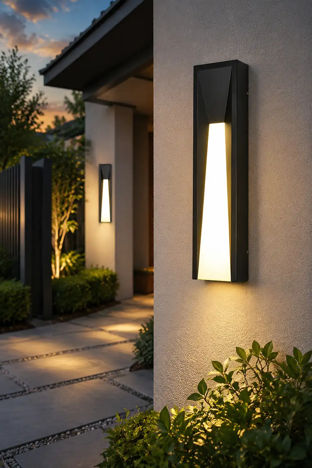 Rectangle 20W LED Waterproof Modern Wall Sconces Lighting Wall Lights Fixture - Lumpaz
