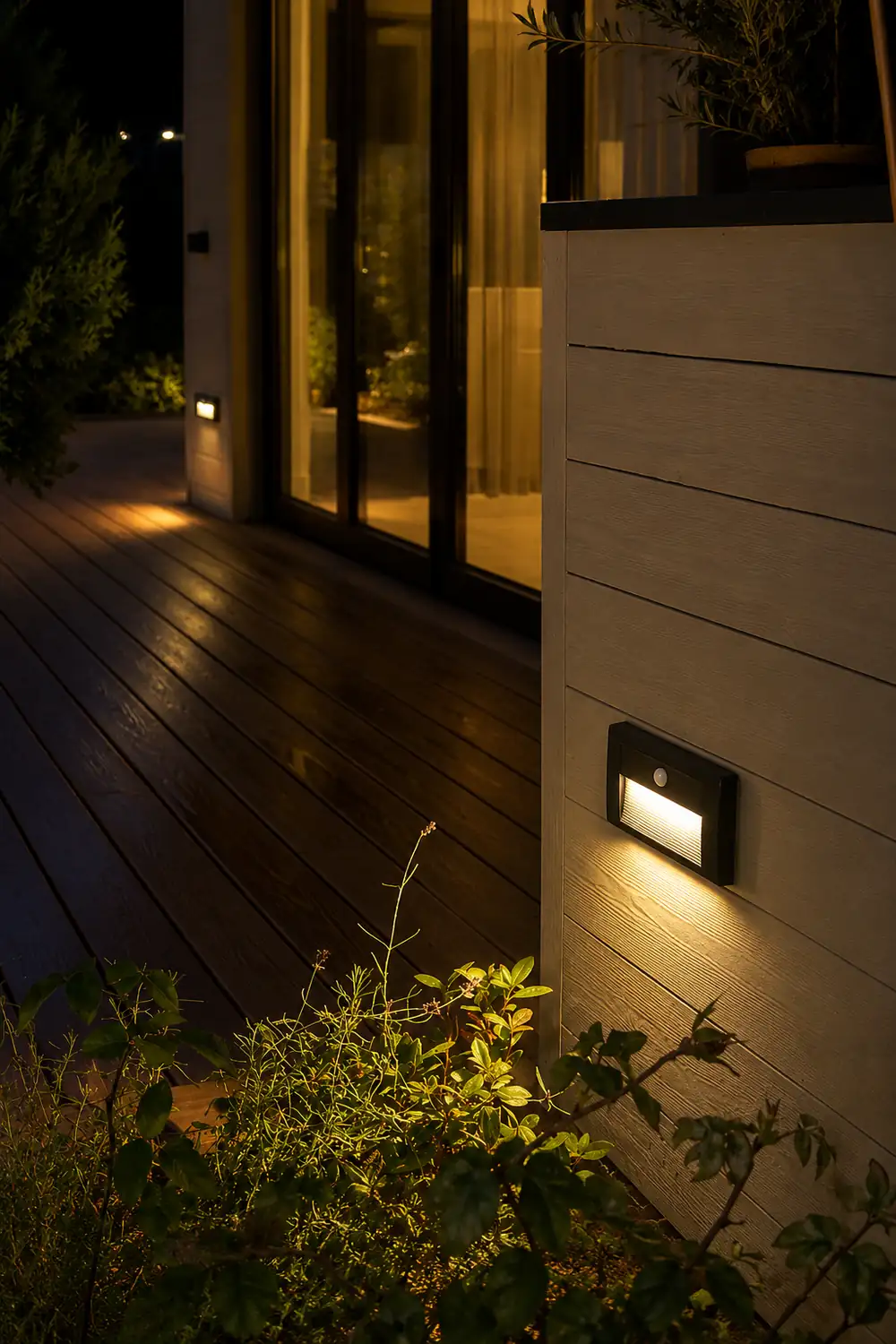 Embedded Motion Sensor Design LED Step Light for Courtyard Terrace Garden - Lumpaz